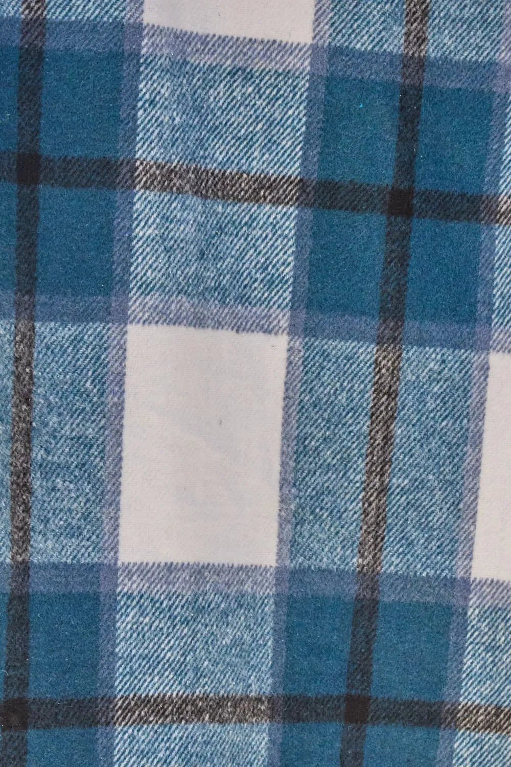 Double Take Full Size Plaid Button Up Lapel Collar Coat - PBNJ FASHIONS