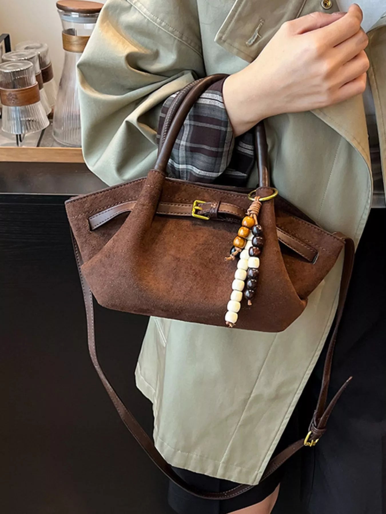 Buckle Decor Tote Bag - PBNJ FASHIONS