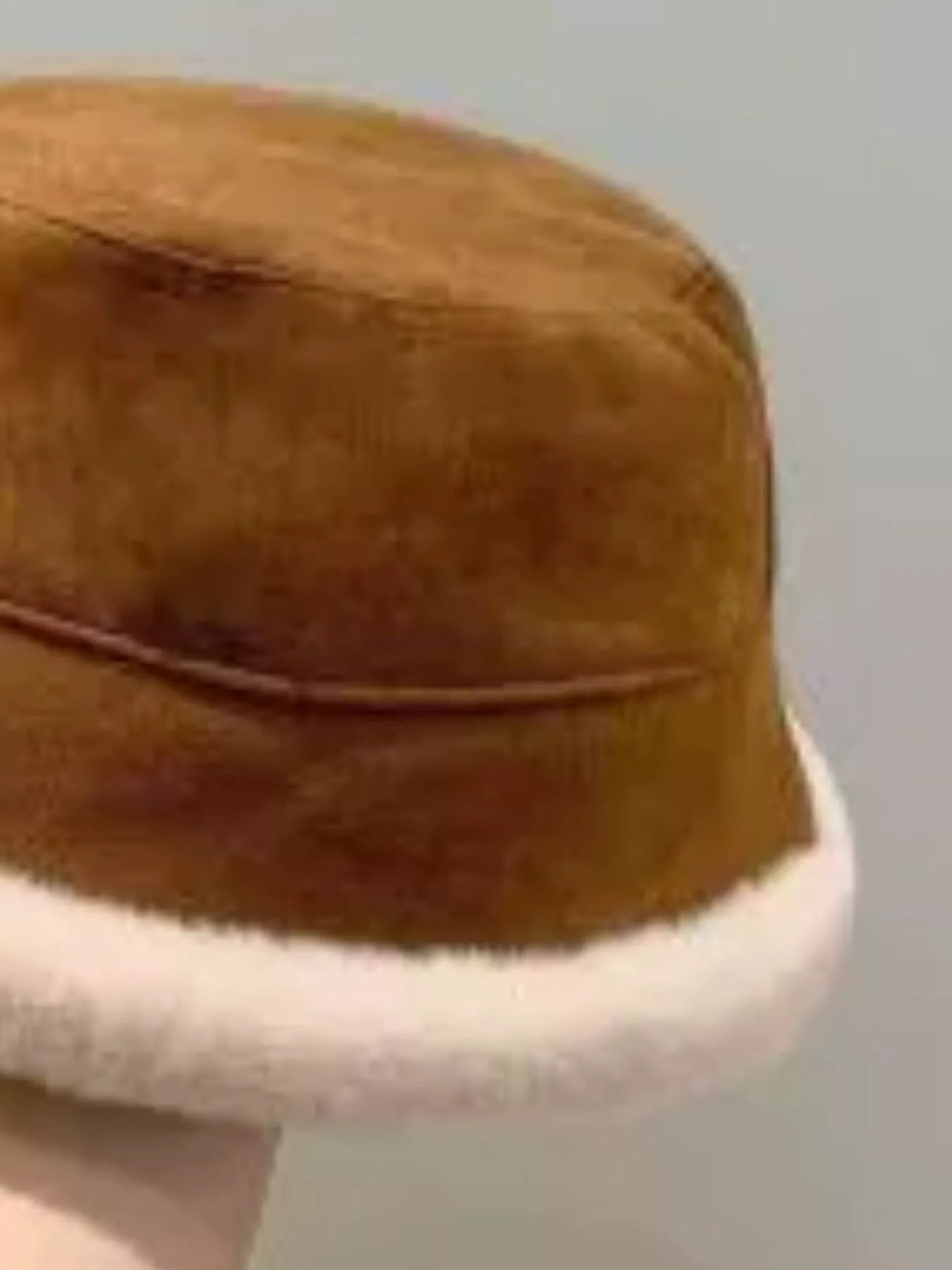 Children's Warm Plush Trim Bucket Hat - PBNJ FASHIONS
