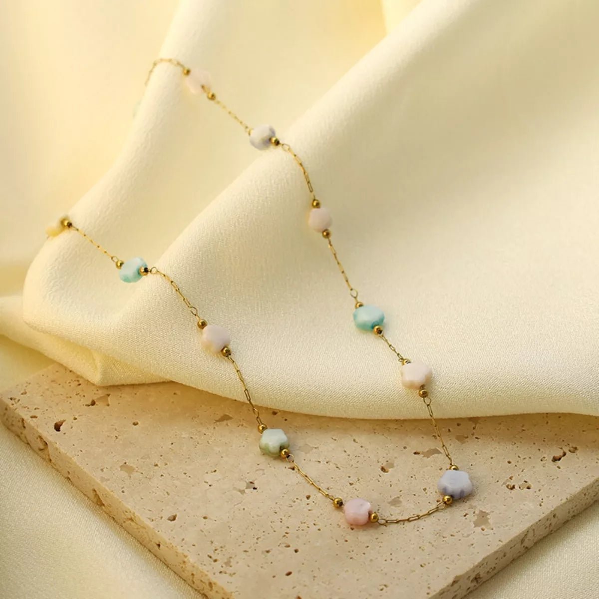 18K Gold - Plated Star Charm Necklace - PBNJ FASHIONS