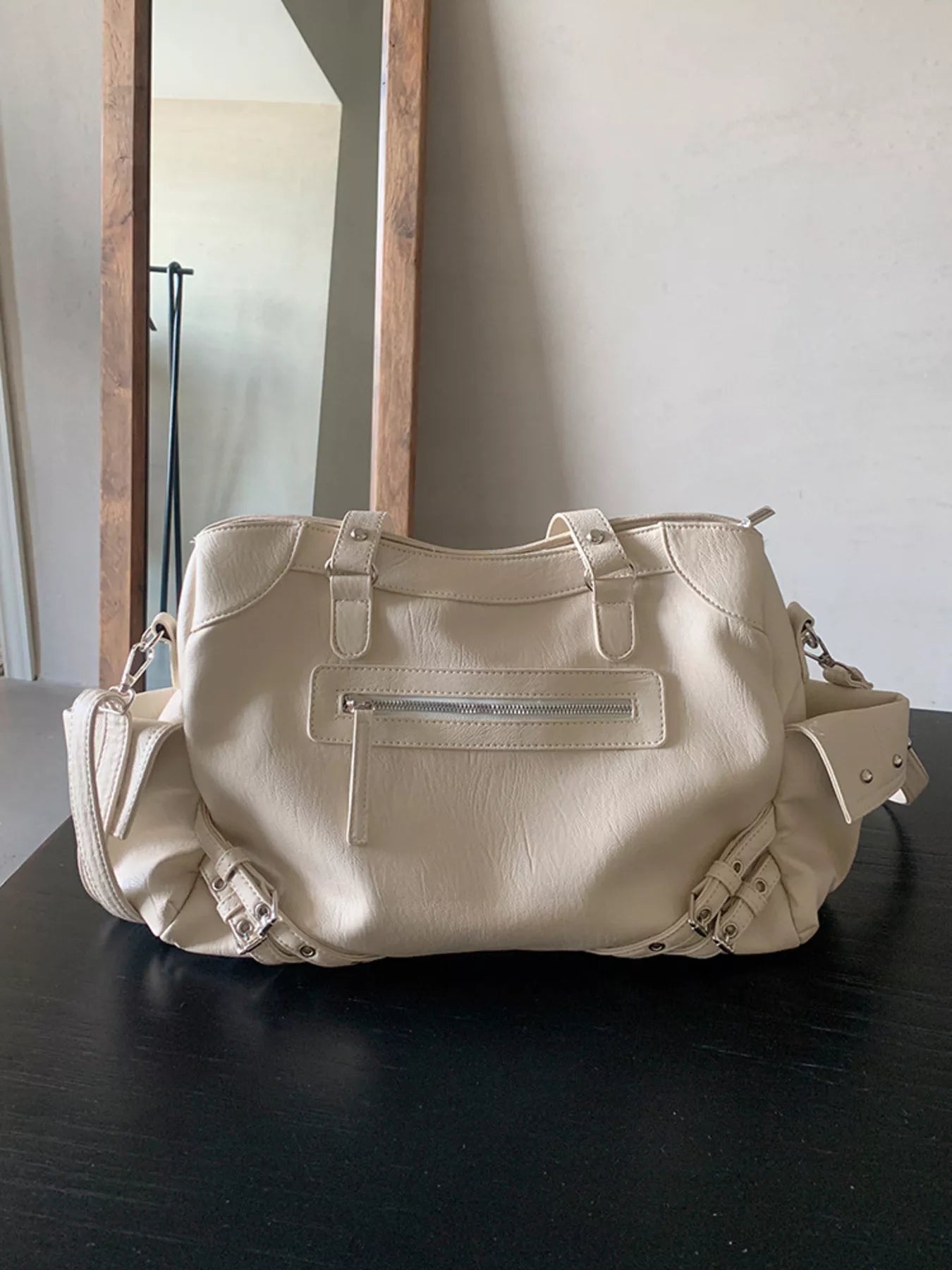 Rivet Decor Crossbody Bag - PBNJ FASHIONS