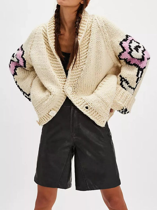 Button Up Long Sleeve Cardigan - PBNJ FASHIONS