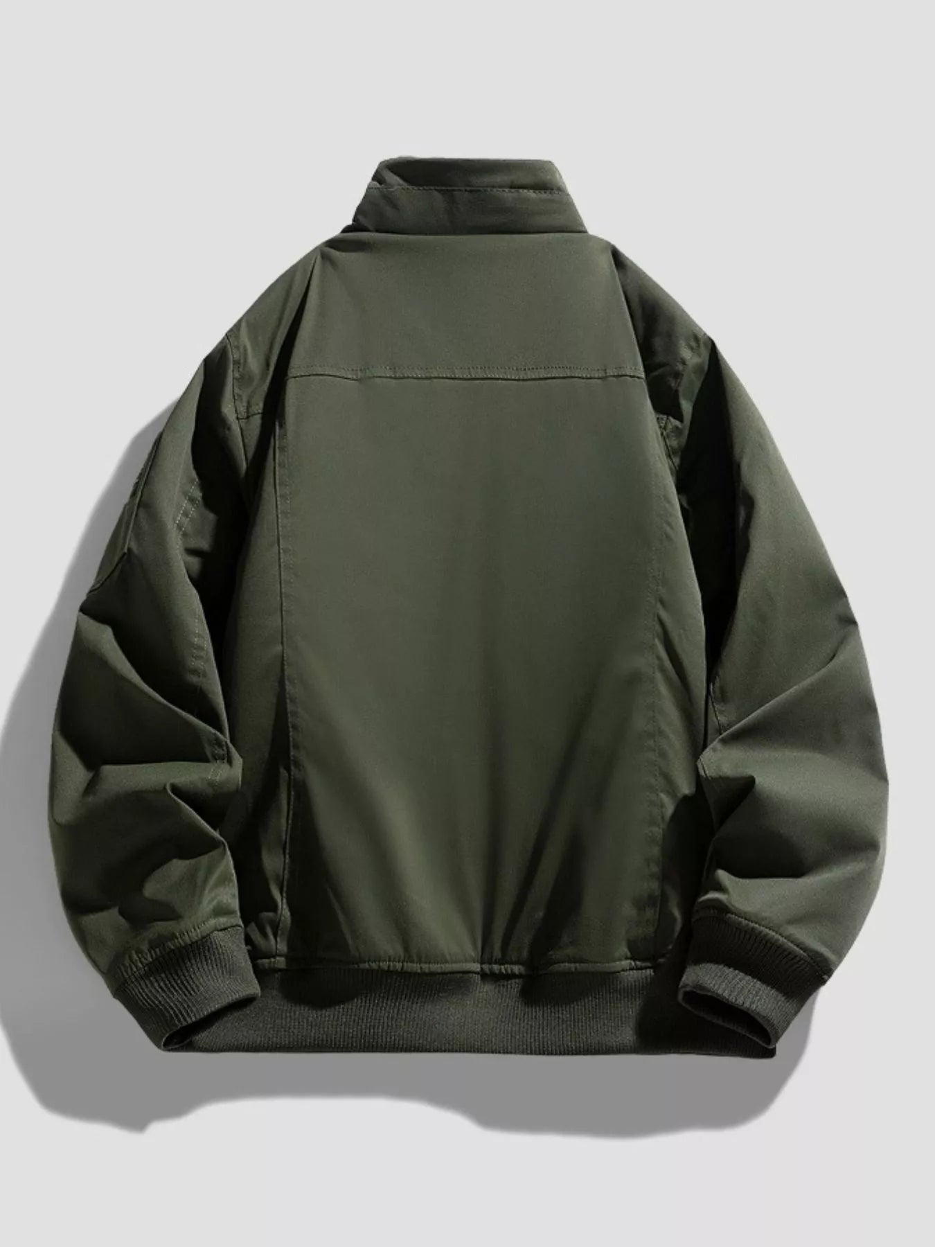 Men's Plus Size Zip Up Long Sleeve Jacket - PBNJ FASHIONS