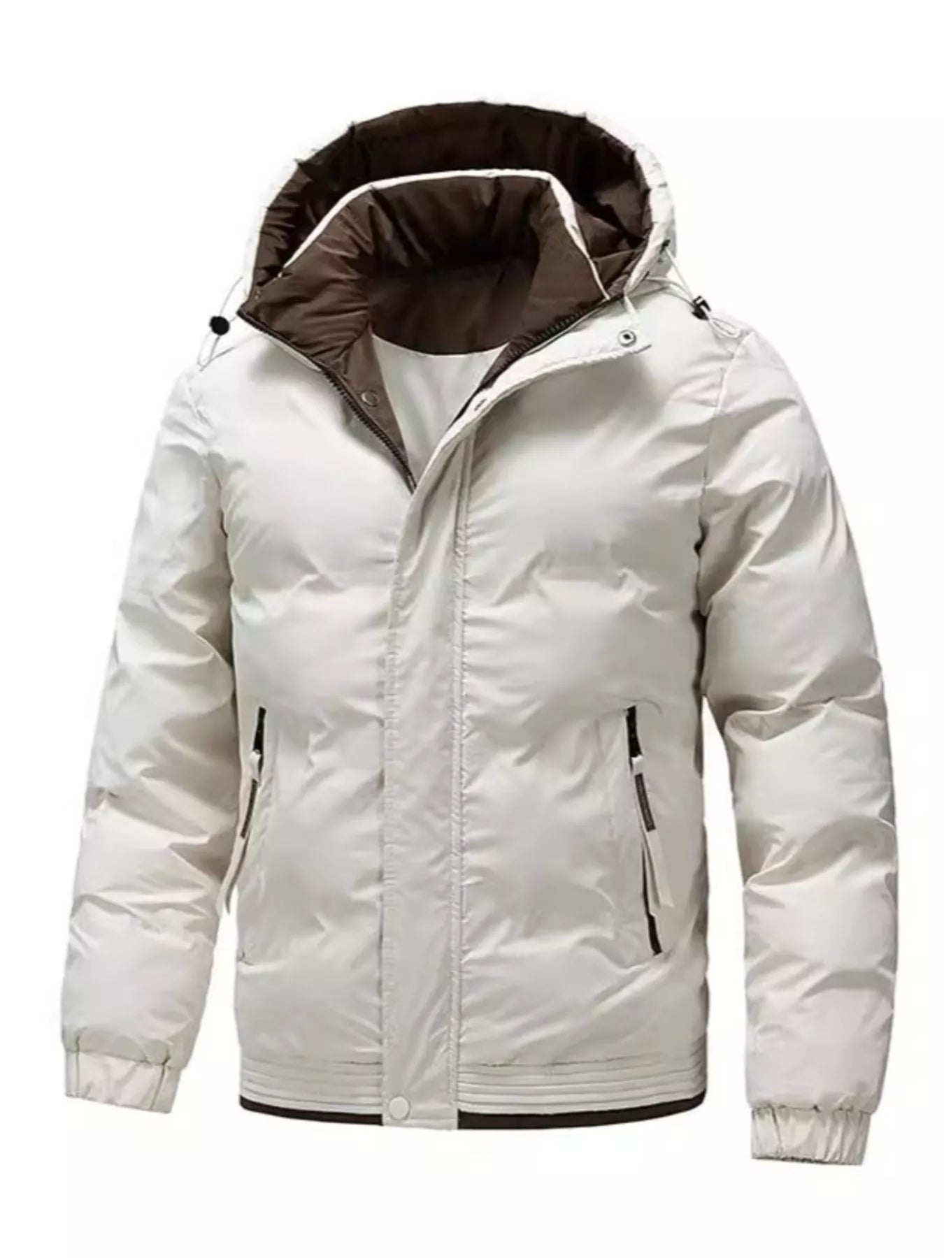 Men's Plus Size Warm Padded Hooded Puffer Jacket - PBNJ FASHIONS