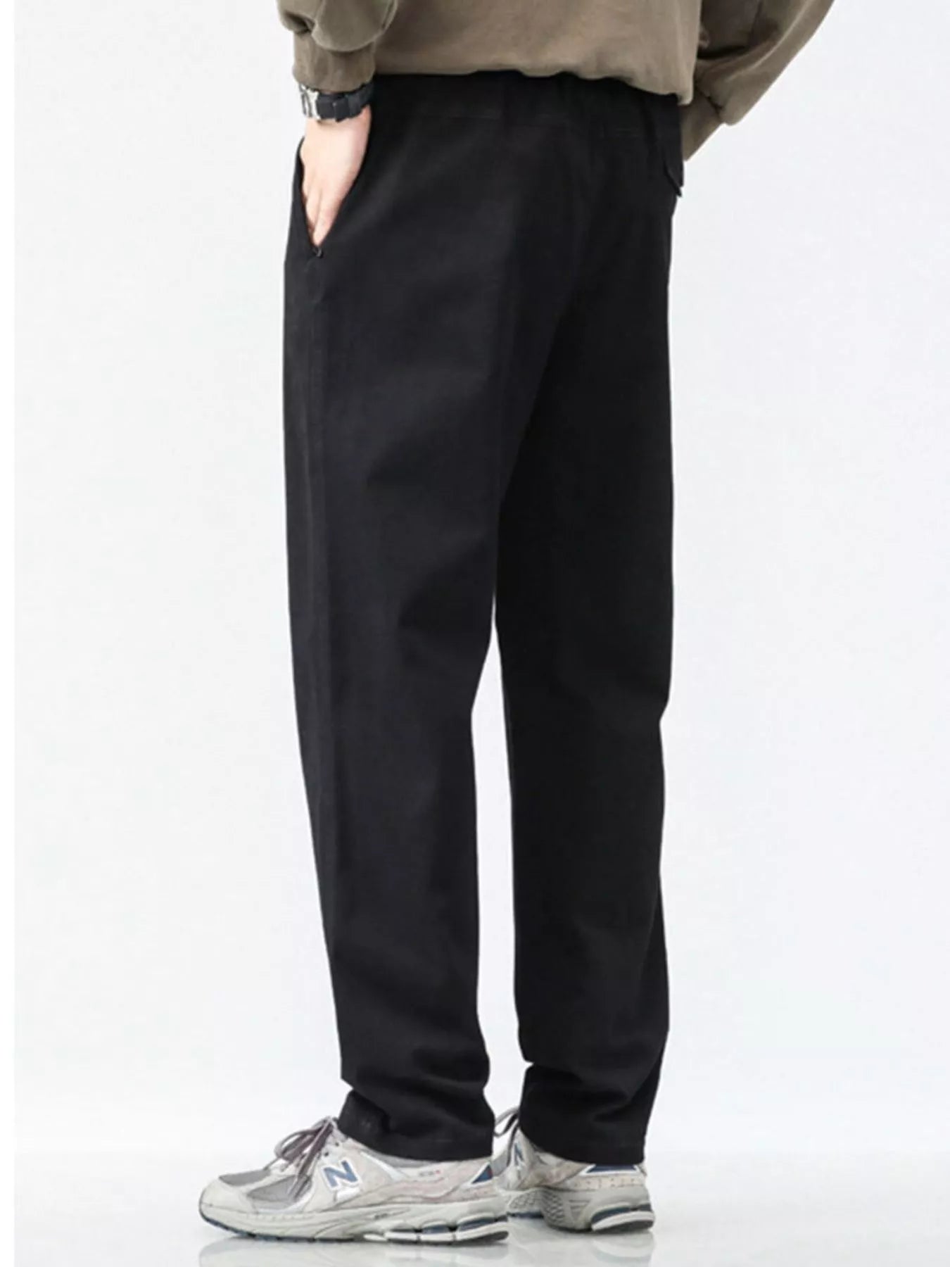 Men's Plus Size Casual Loose Fit Wide Leg Pants - PBNJ FASHIONS