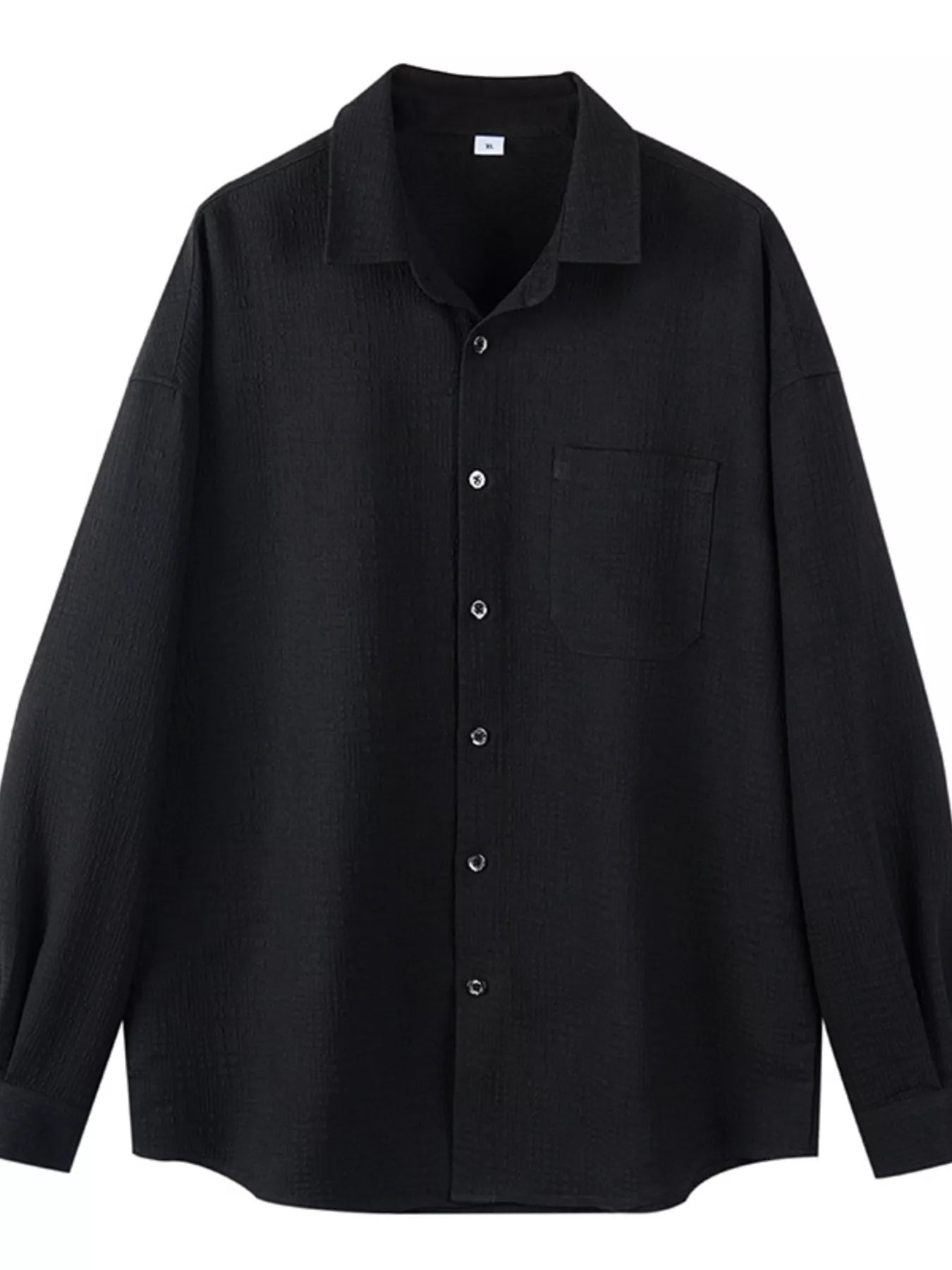 Men's Plus Size Button Up Long Sleeve Shirt - PBNJ FASHIONS
