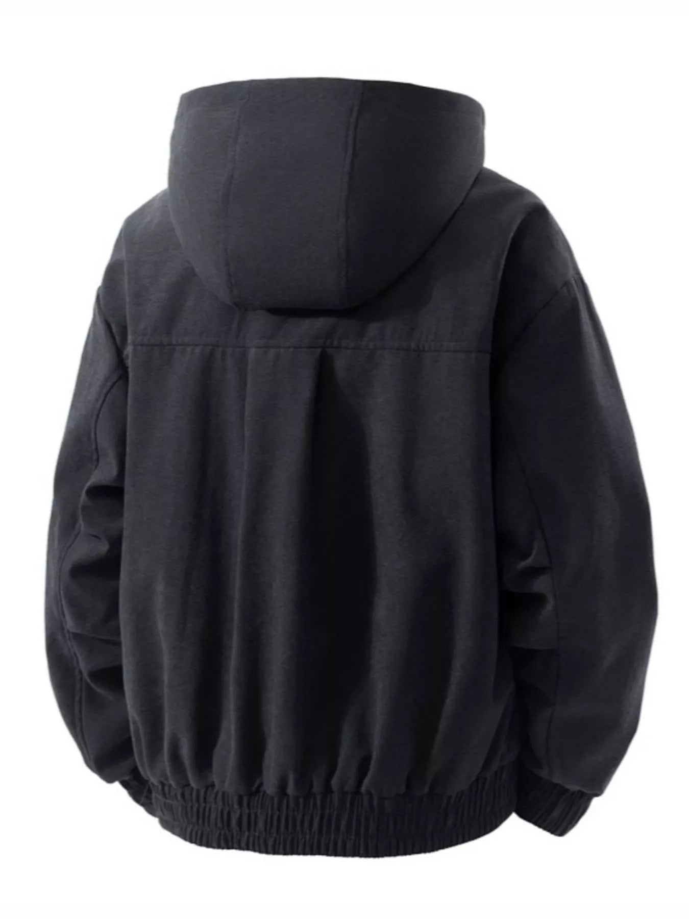 Men's Plus Size Zip Up Hooded Bomber Jacket - PBNJ FASHIONS