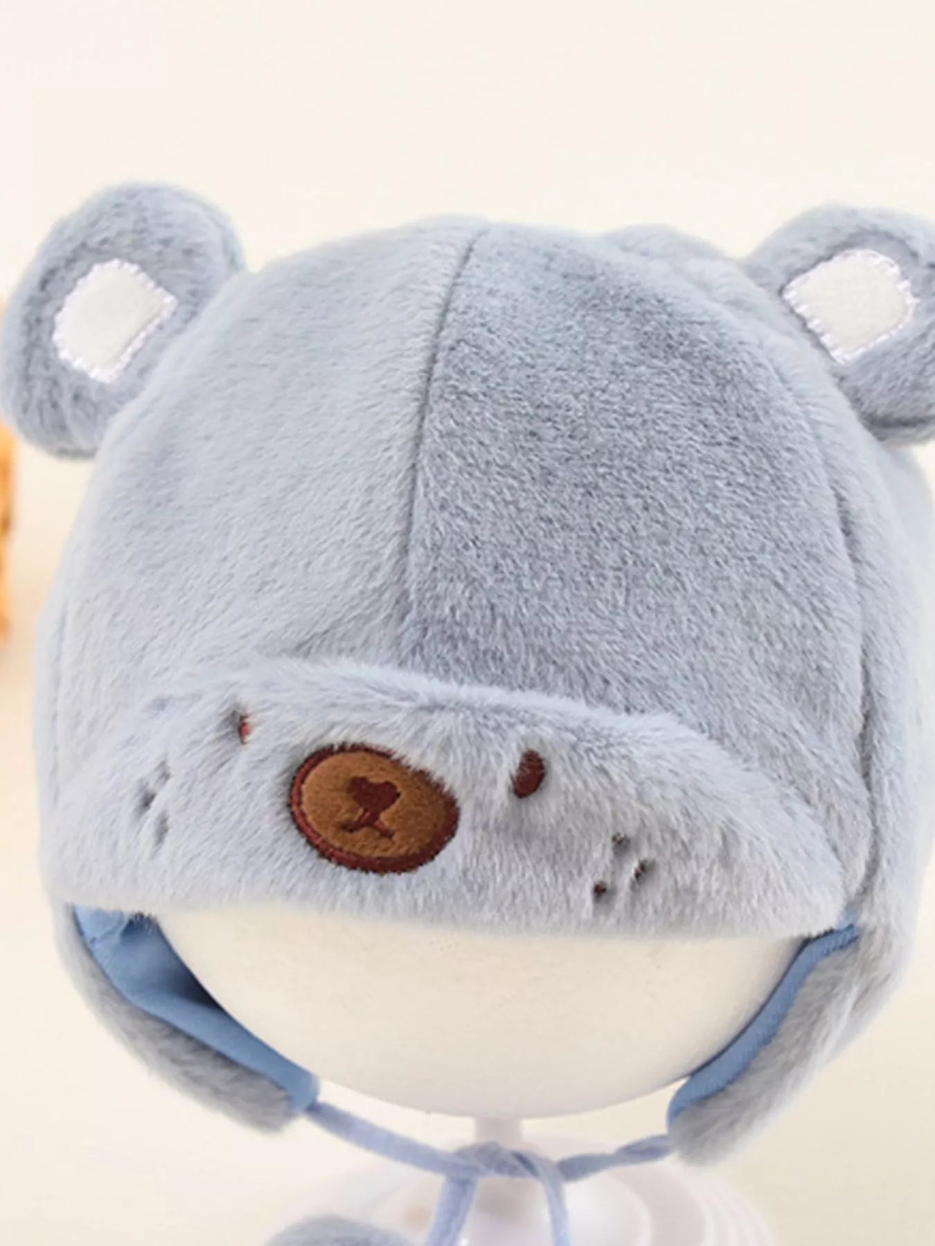 Children's Cute Bear Ear Plush Hat - PBNJ FASHIONS