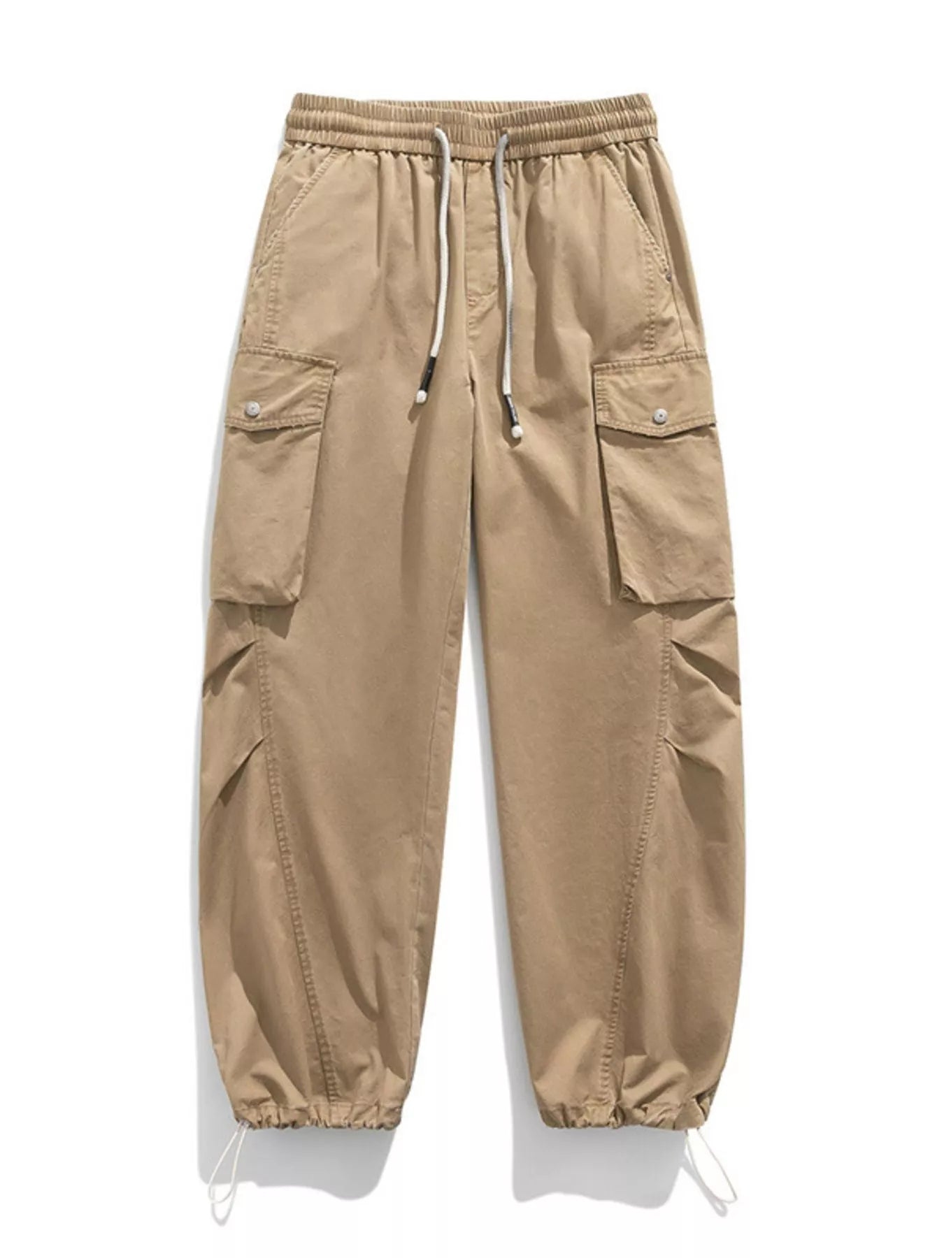 Men's Plus Size Casual Loose Fit Cargo Pants - PBNJ FASHIONS