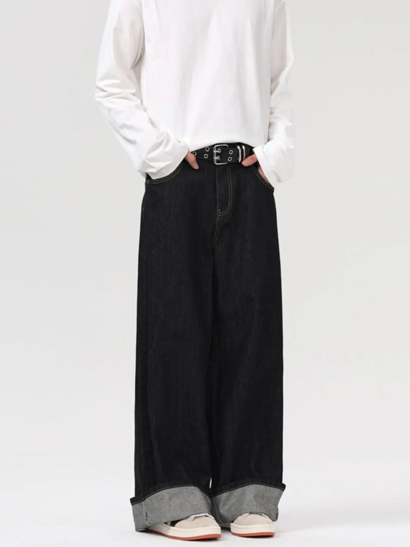 Men's Wide Leg Jeans - PBNJ FASHIONS