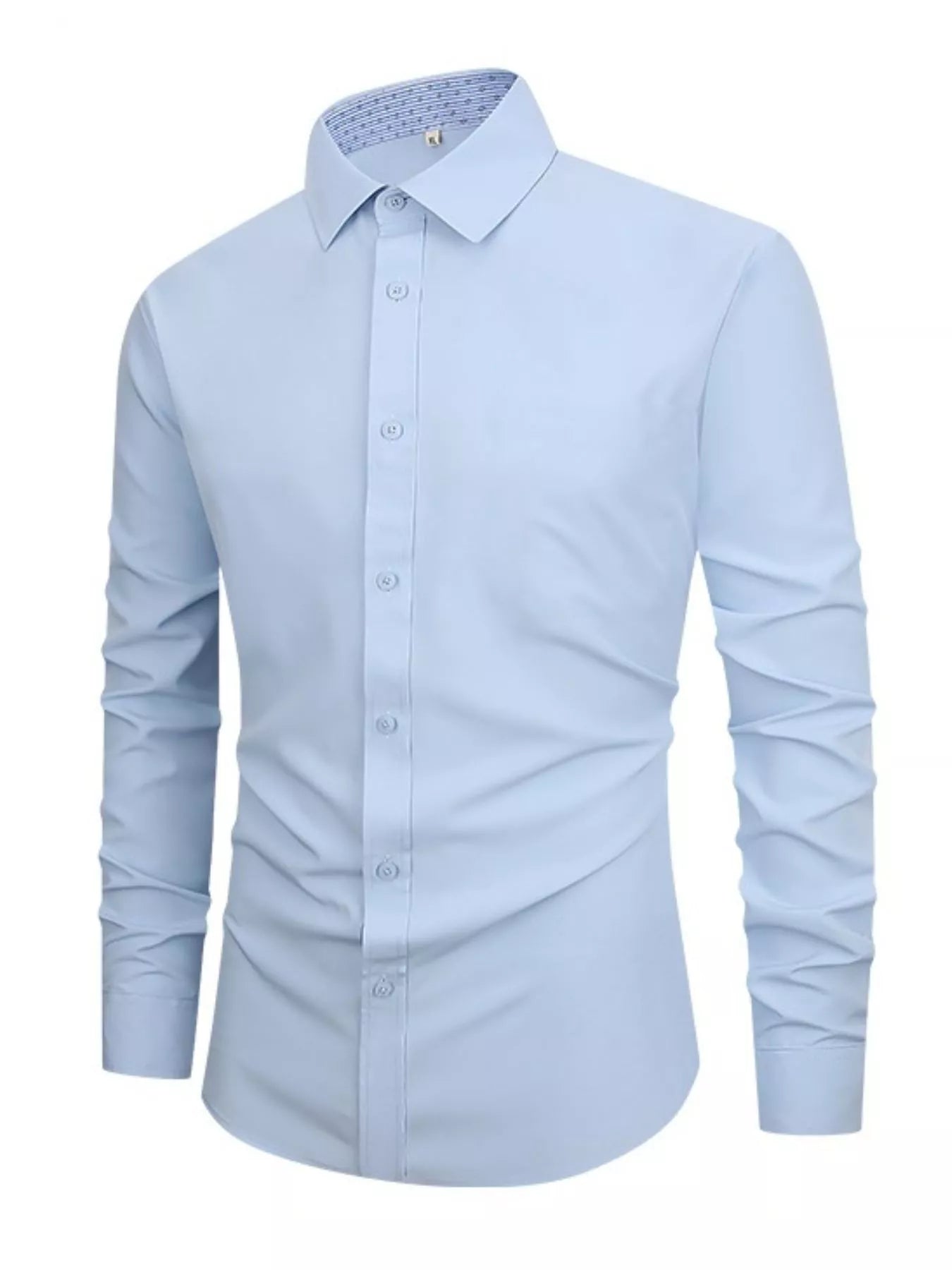 Men's Full Size Slim Fit Long Sleeve Shirt Plus Size - PBNJ FASHIONS