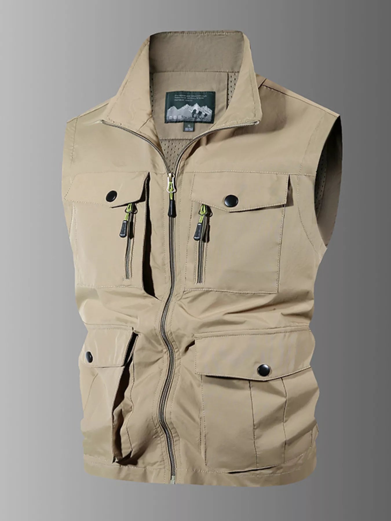 Men's Plus Size Multi - Pocket Outdoor Vest - PBNJ FASHIONS