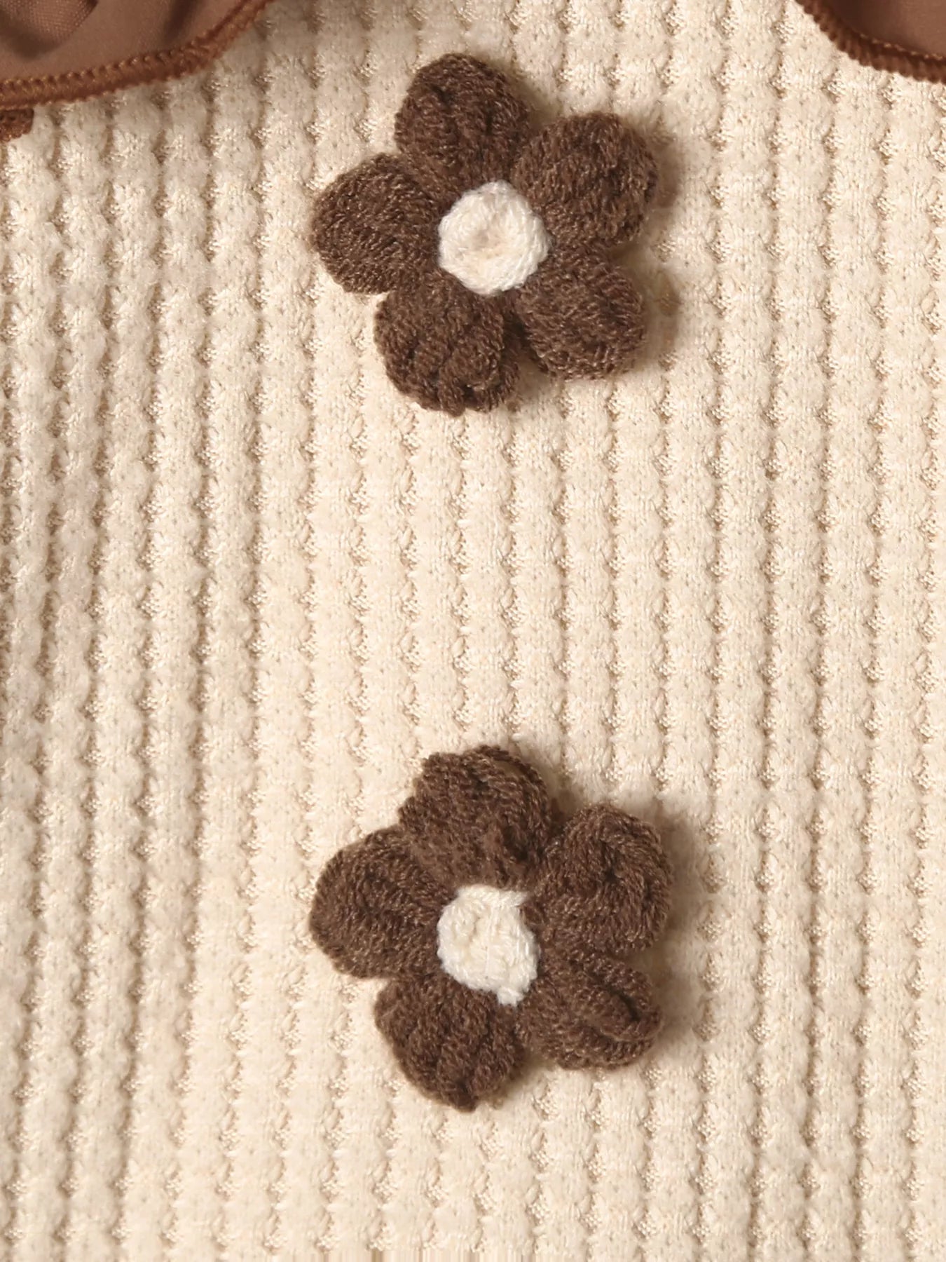 Children's Floral Applique Ruffle Trim Top and Pants Set - PBNJ FASHIONS