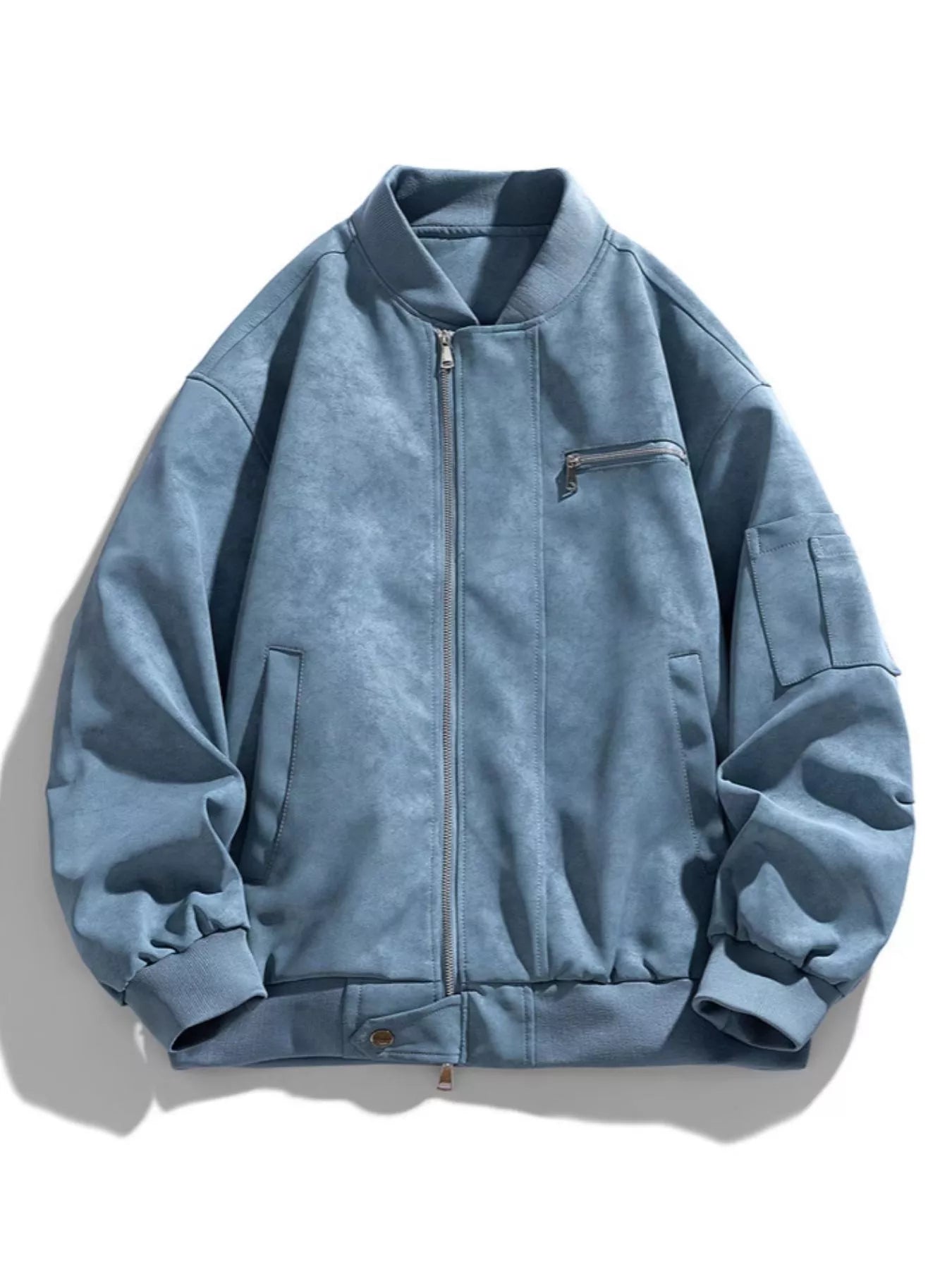 Men's Plus Size Vintage Zip Up Jacket - PBNJ FASHIONS