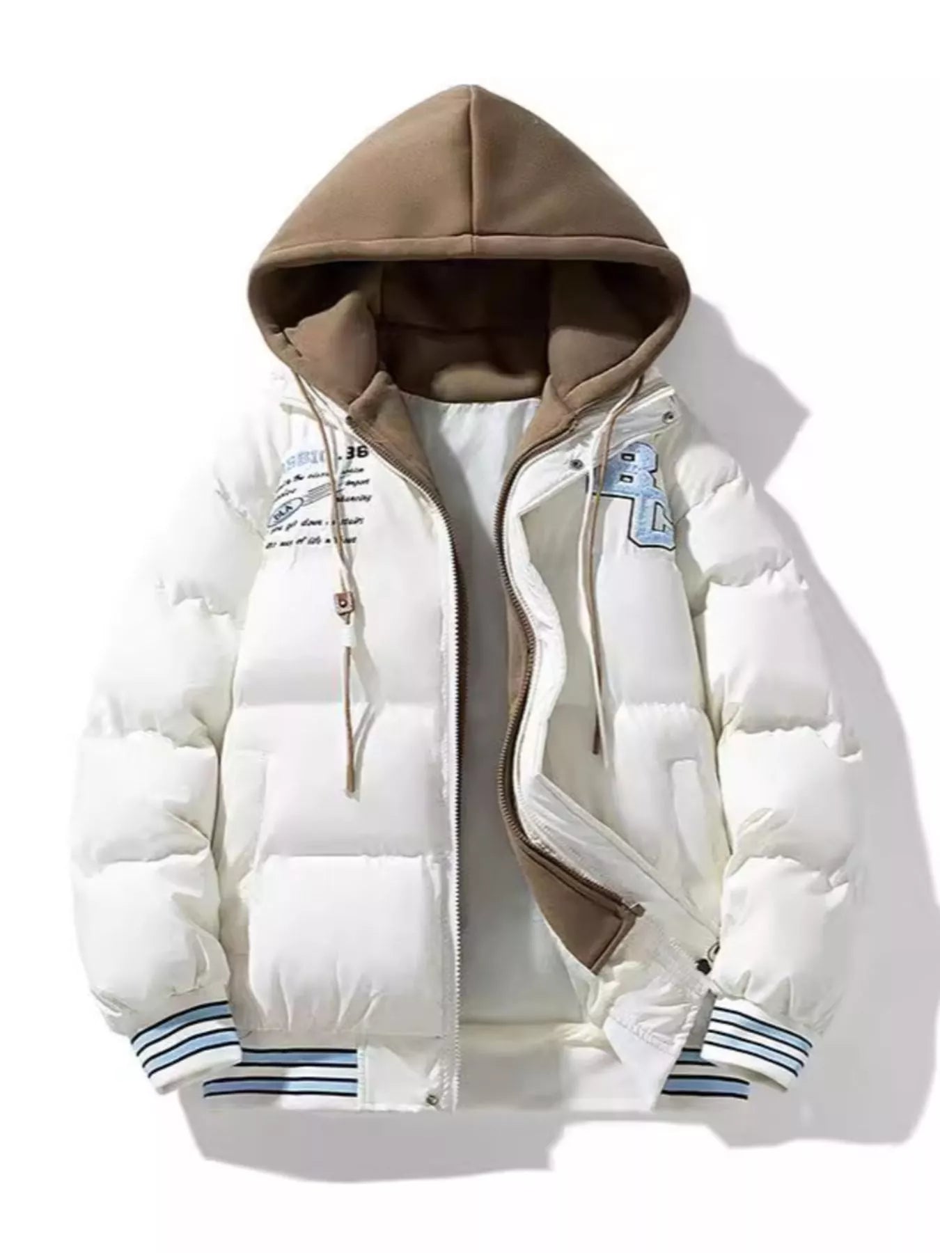 Men's Plus Size Hooded Padded Puffer Jacket - PBNJ FASHIONS
