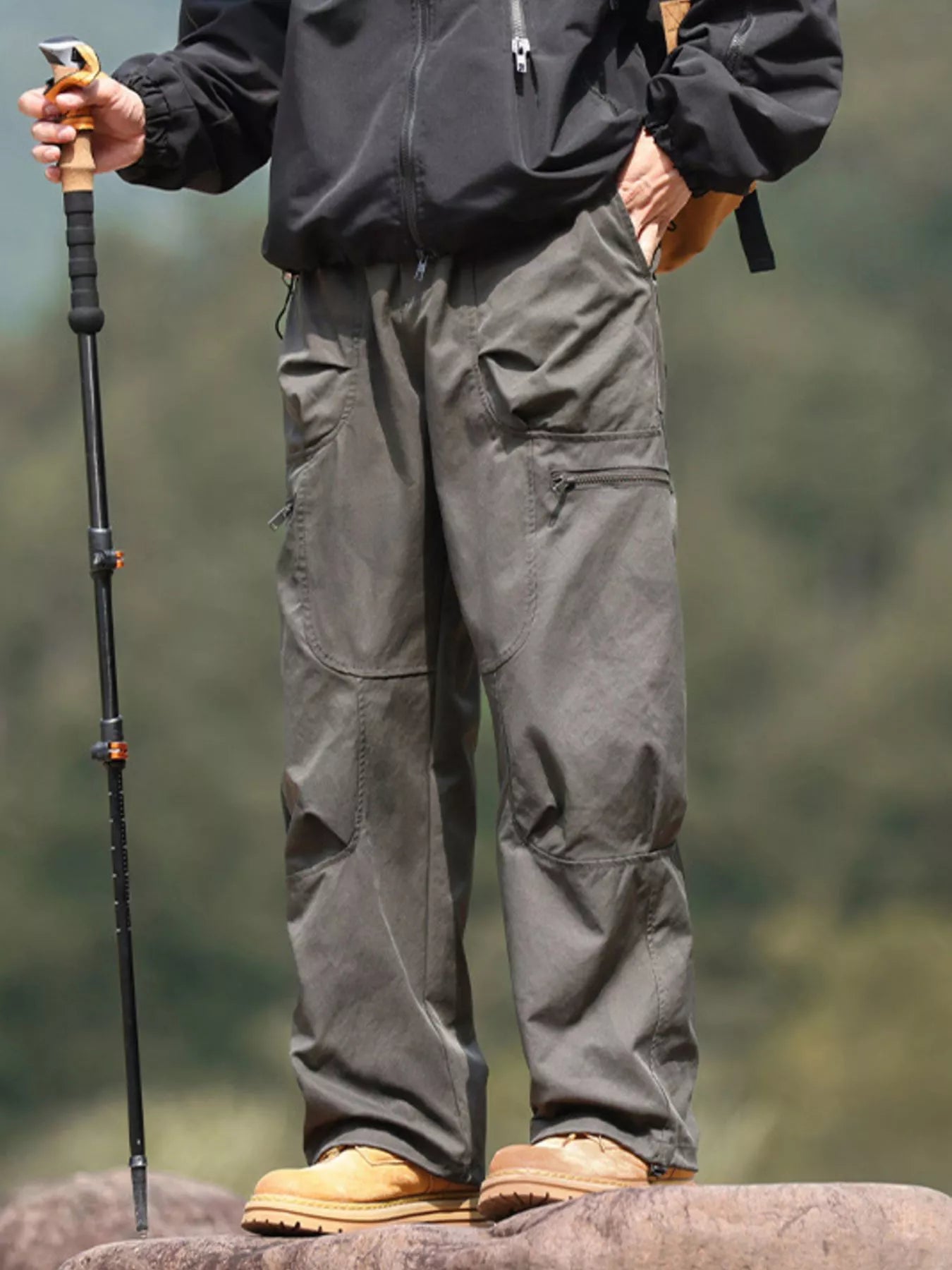Men's Plus Size Relaxed Fit Cargo Pants - PBNJ FASHIONS