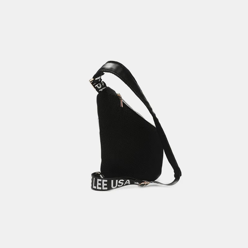Nicole Lee USA Vegan Leather Leopard & Lip Pattern Crossbody Bag - PBNJ FASHIONS