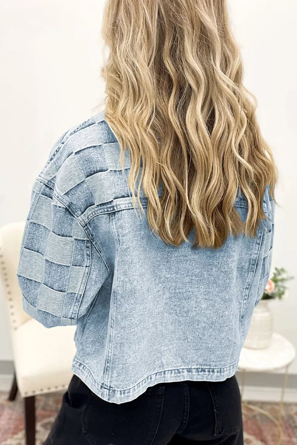 Button Up Wash Denim Jacket - PBNJ FASHIONS