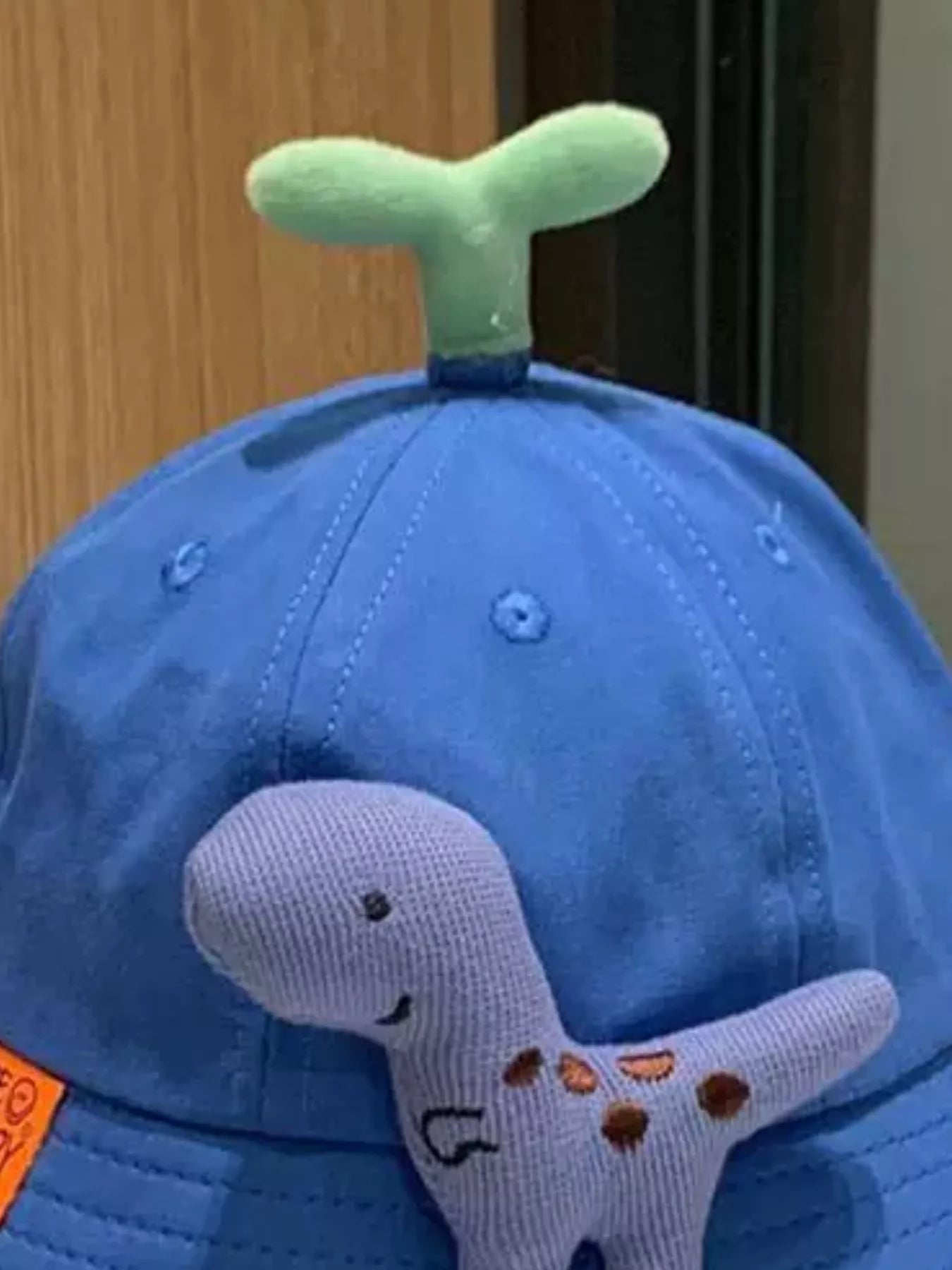 Children's Dinosaur & Sprout Decor Bucket Hat - PBNJ FASHIONS