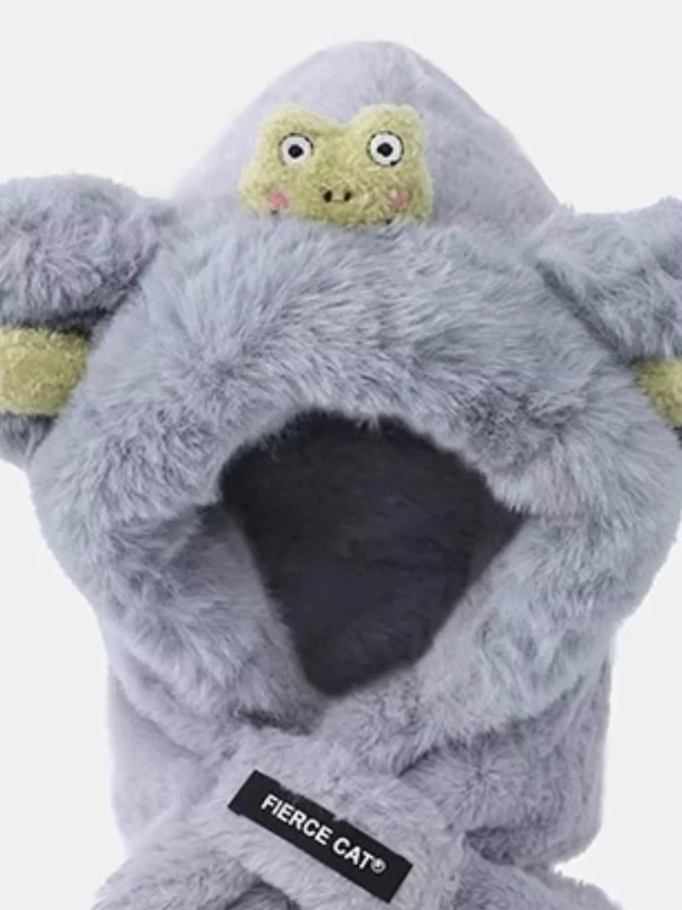 Children's Frog Plush Scarf Hat - PBNJ FASHIONS