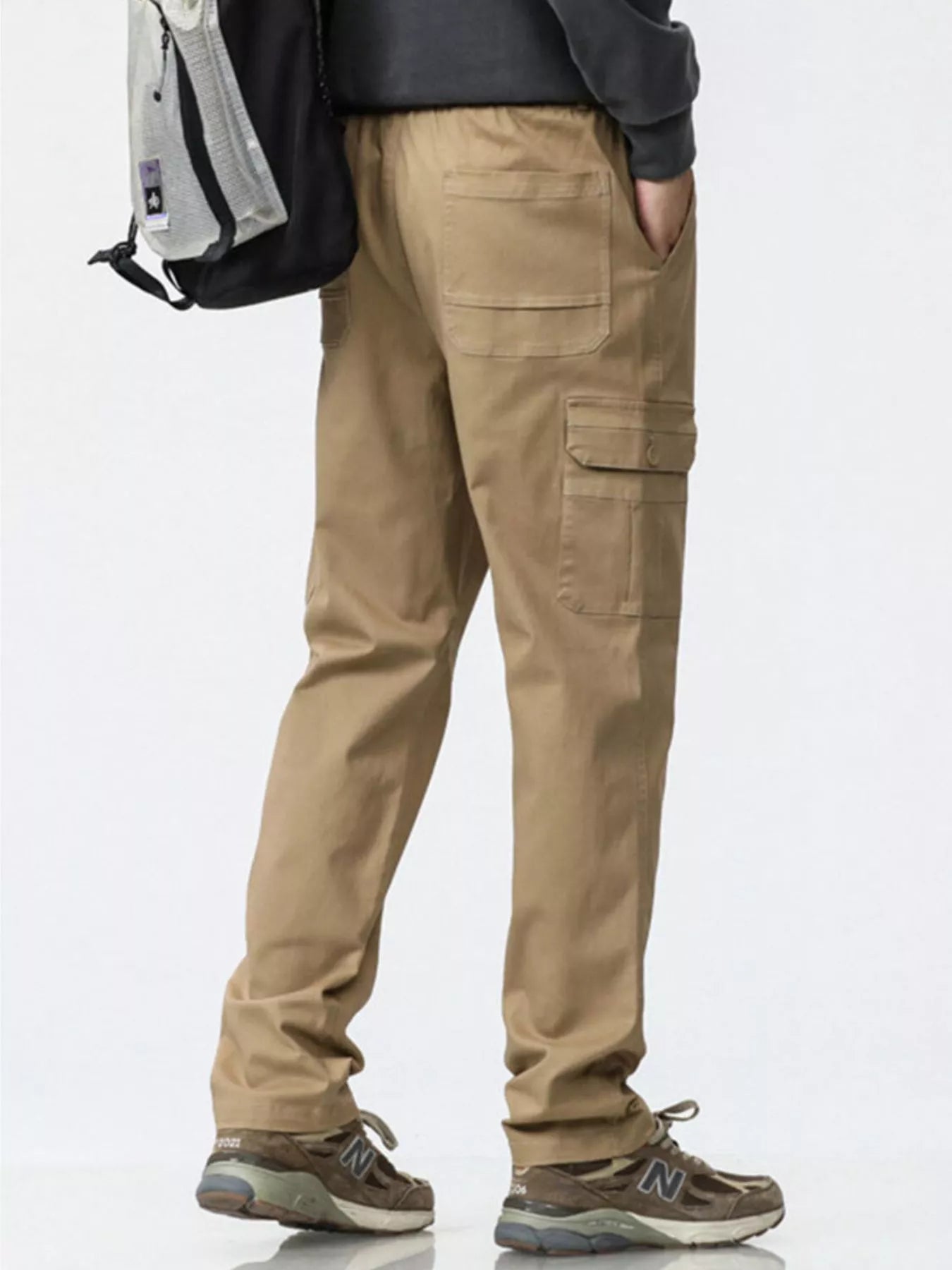 Men's Plus Size Relaxed Fit Cargo Pants - PBNJ FASHIONS