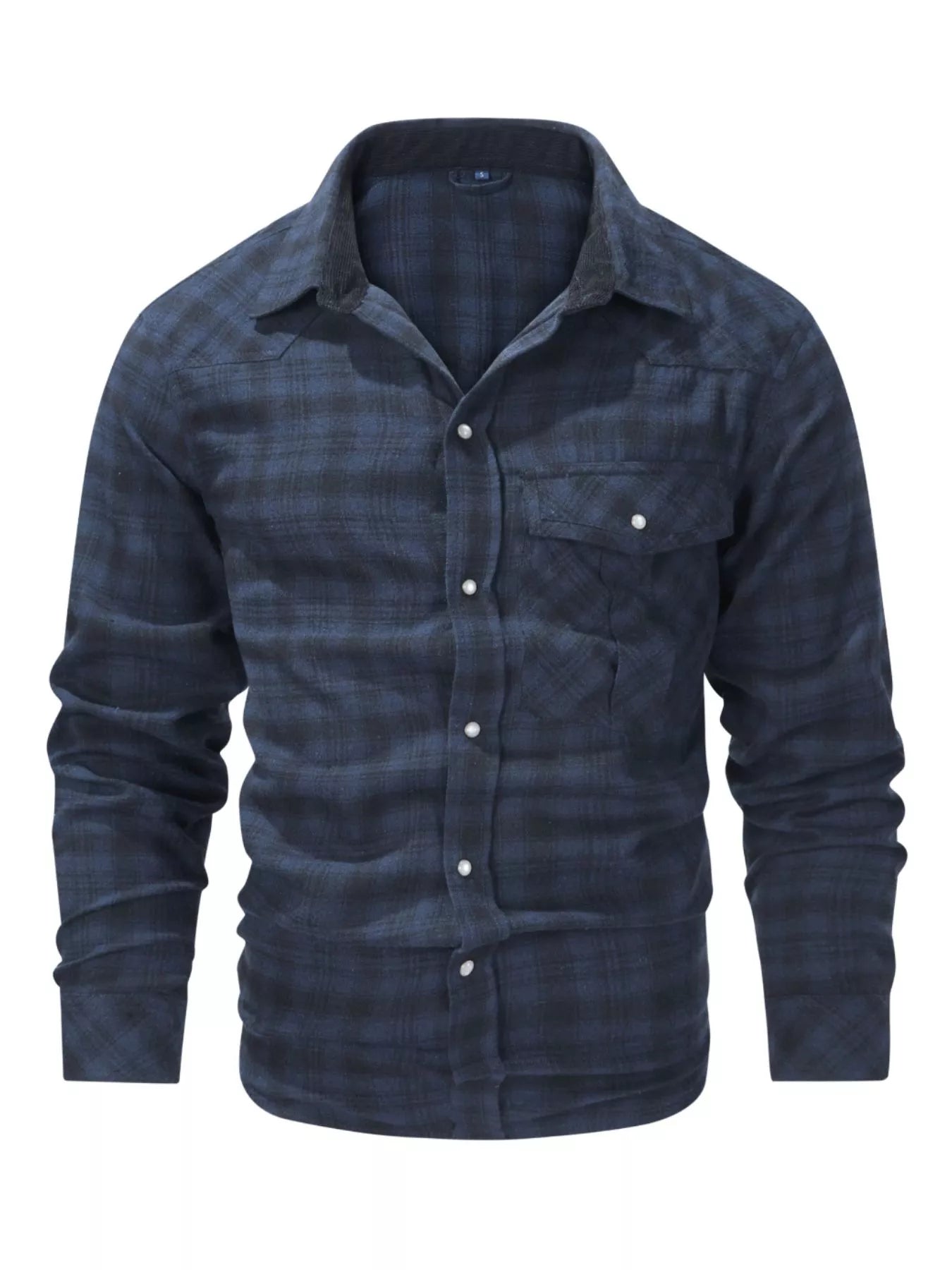 Men's Vintage Plaid Button Up Shirt - PBNJ FASHIONS
