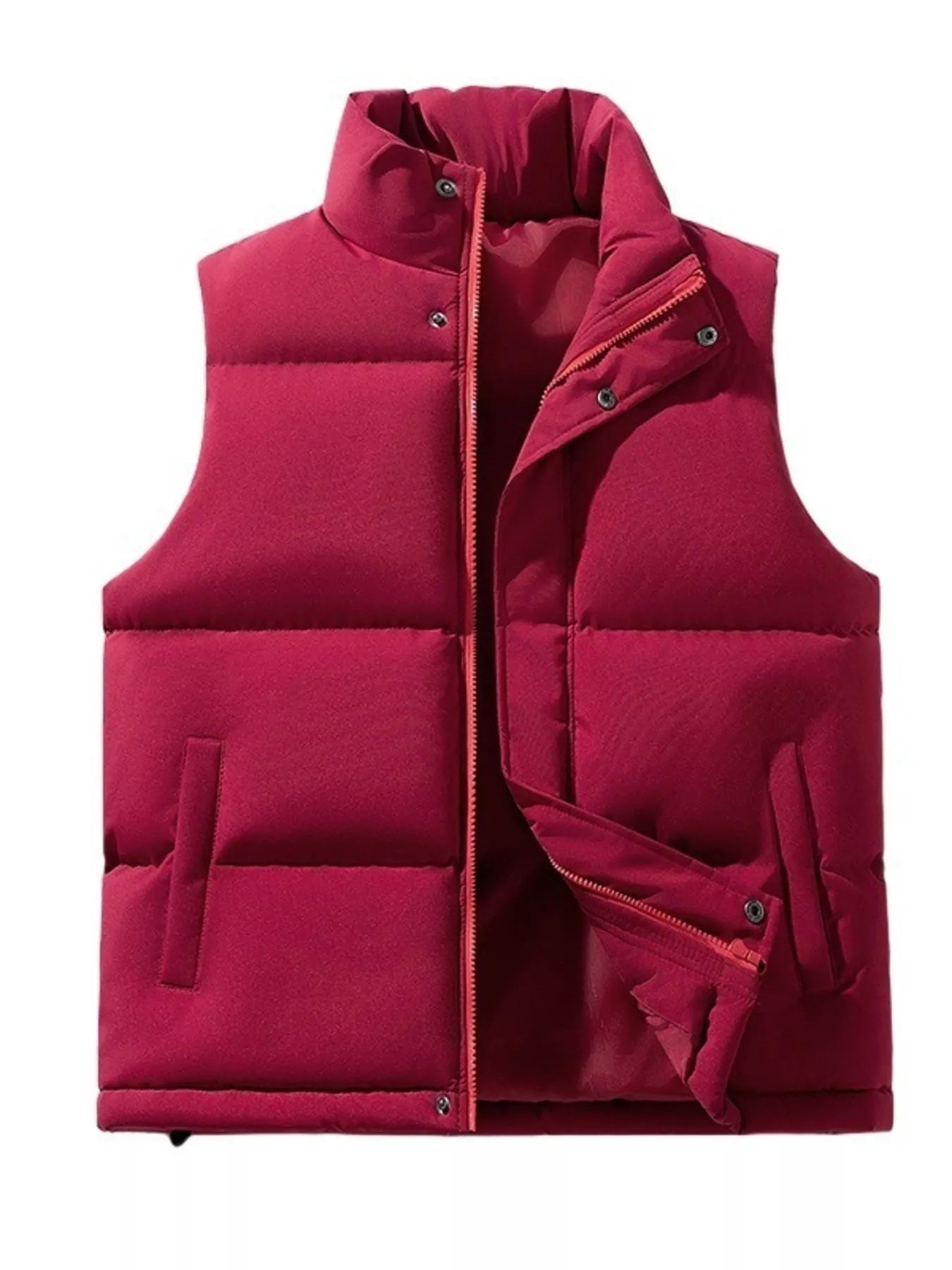Men's Plus Size Zip Up Vest Coat - PBNJ FASHIONS