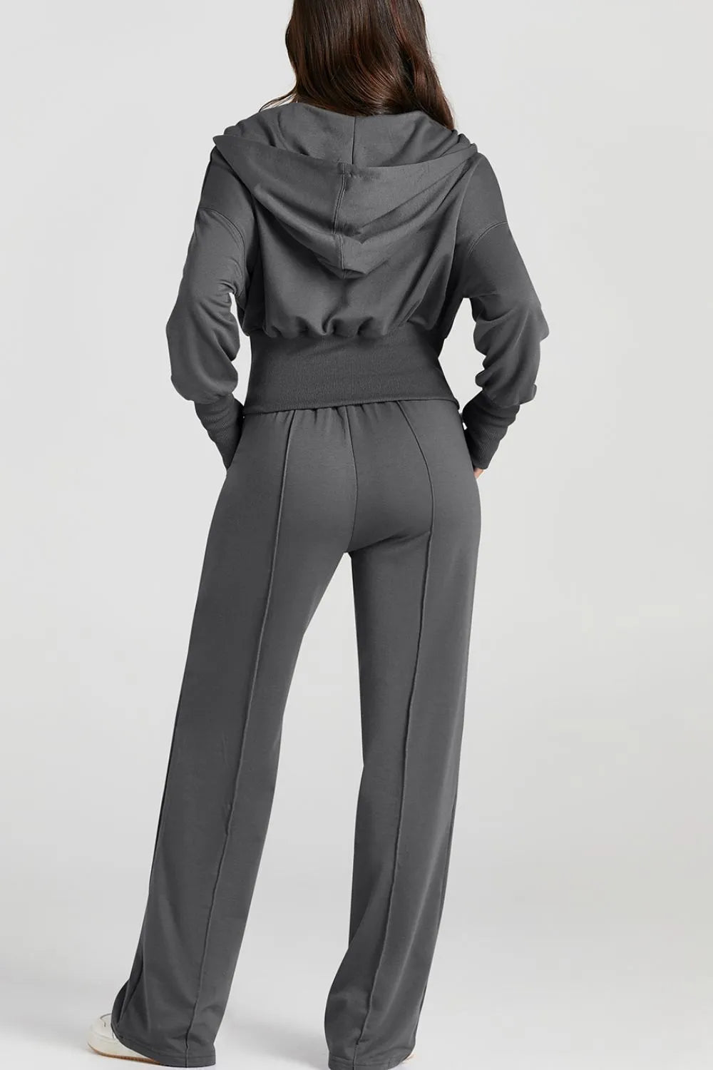 Zip - Up Hoodie and Pants Active Set - PBNJ FASHIONS