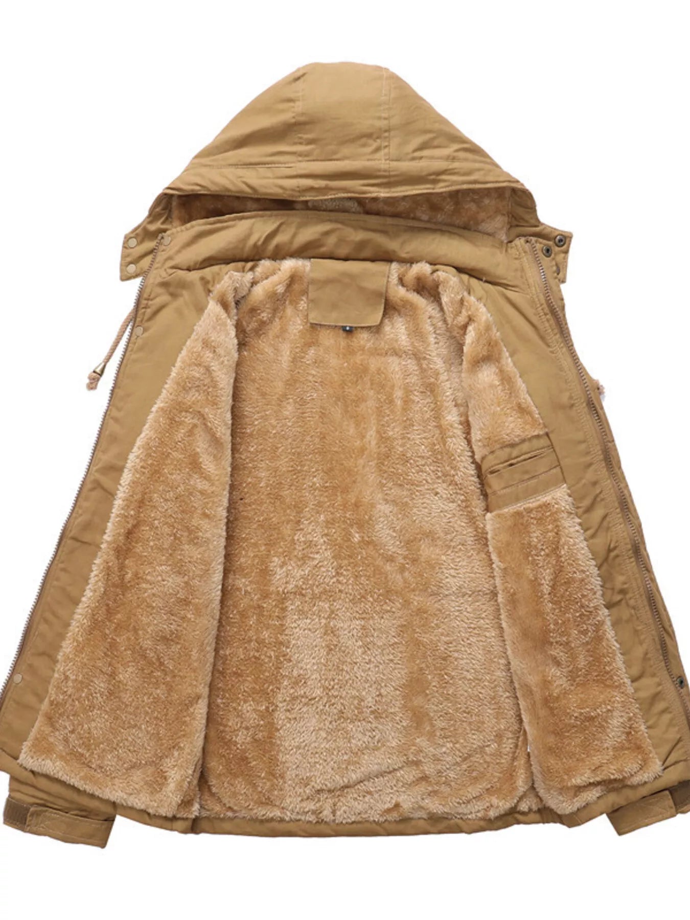 Men's Full Size Warm Hooded Winter Parka Jacket Plus Size - PBNJ FASHIONS