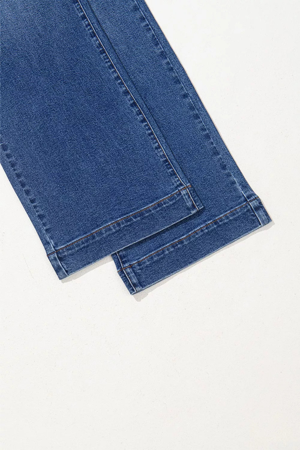 Double Button Zip Fly Straight Leg Jeans - PBNJ FASHIONS