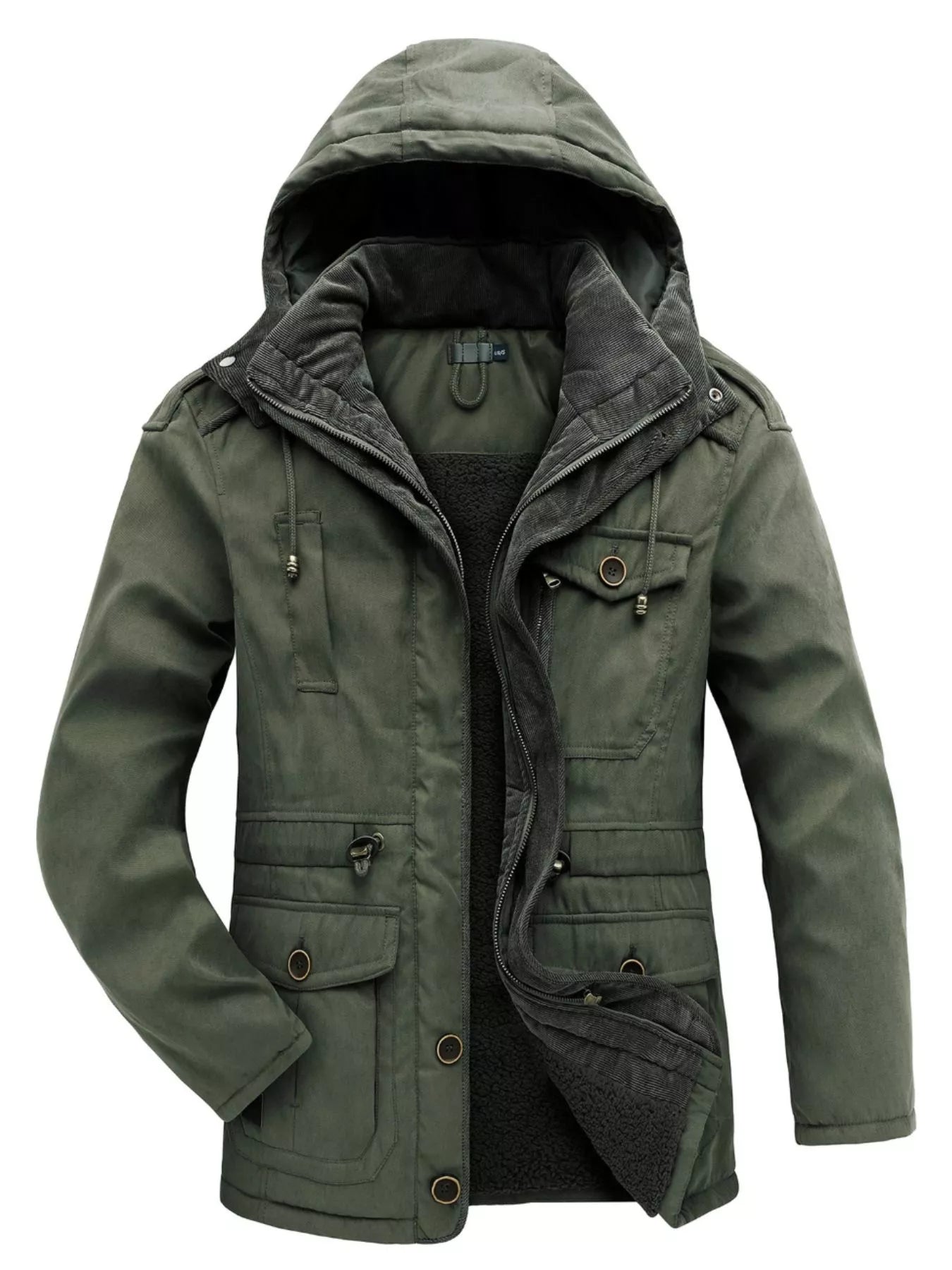 Men's Winter Hooded Zip Up Jacket - PBNJ FASHIONS