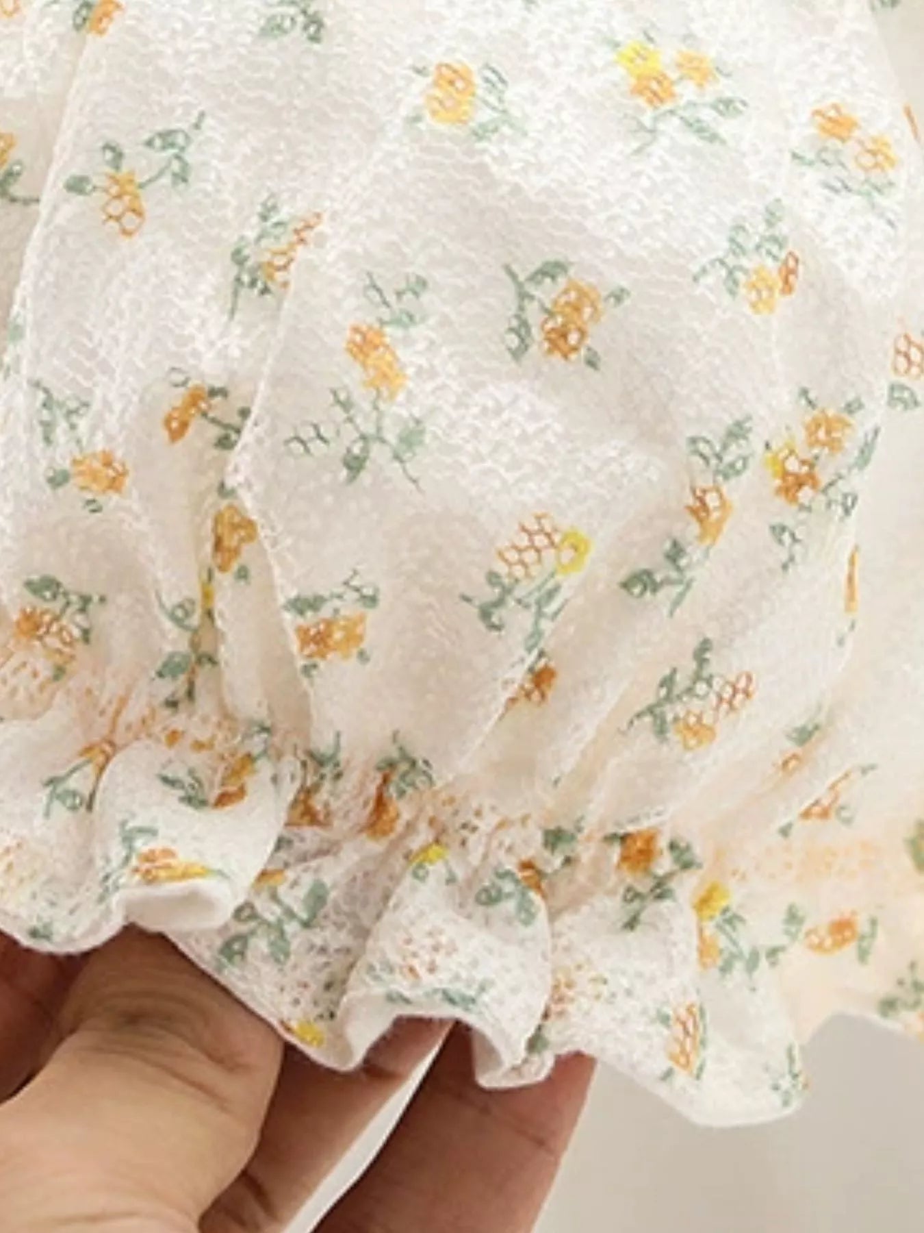 Children's Floral Print Bunny Ear Hat - PBNJ FASHIONS
