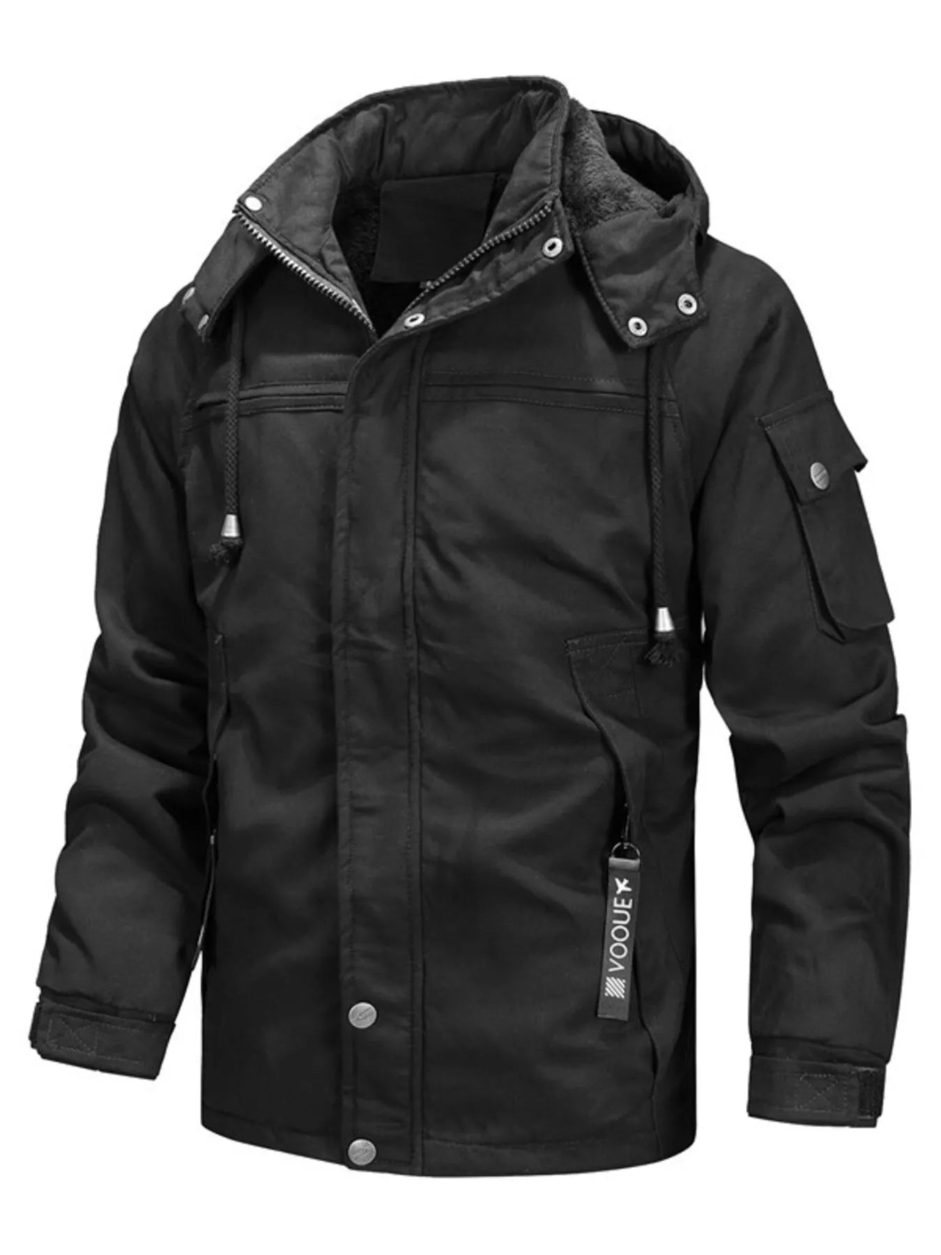 Men's Full Size Warm Hooded Winter Parka Jacket Plus Size - PBNJ FASHIONS