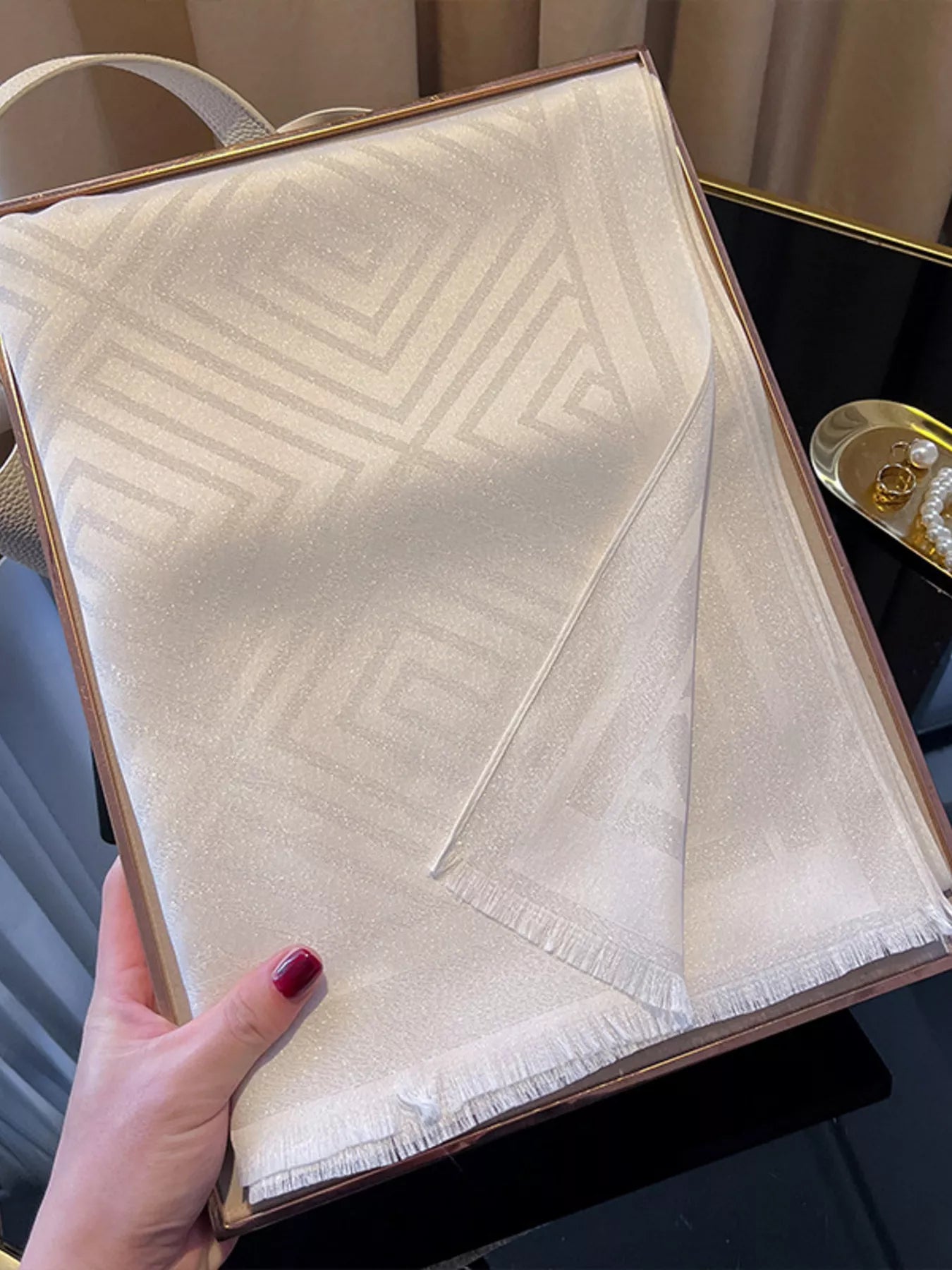 Raw Hem Lightweight Scarf - PBNJ FASHIONS