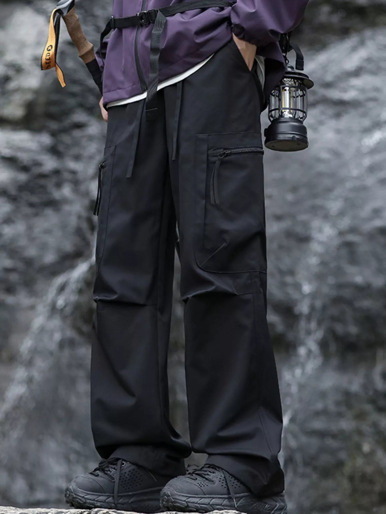 Men's Plus Size Loose Fit Multi - Pocket Cargo Pants - PBNJ FASHIONS