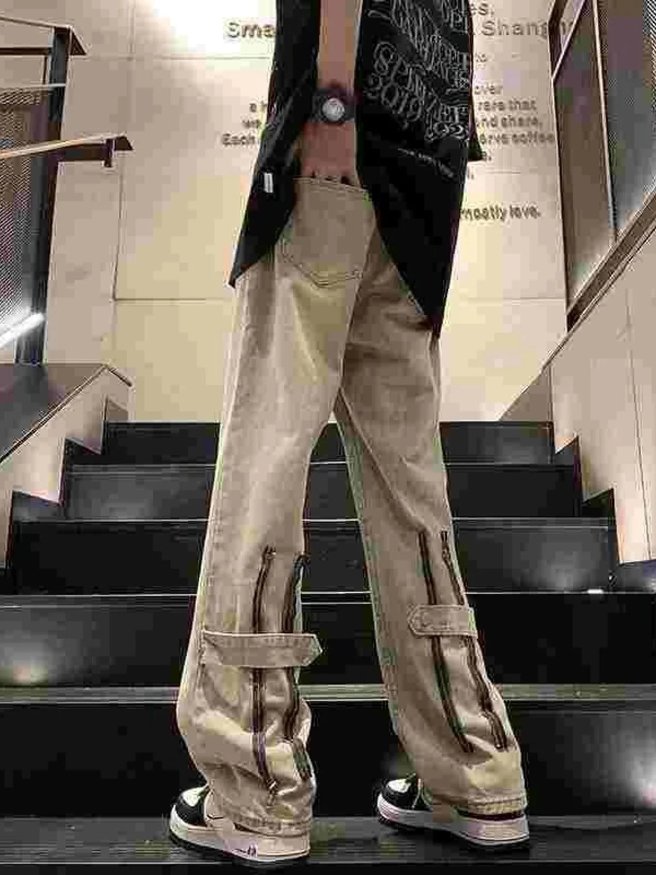 Men's Full Size Wash Wide Leg Jeans Plus Size - PBNJ FASHIONS