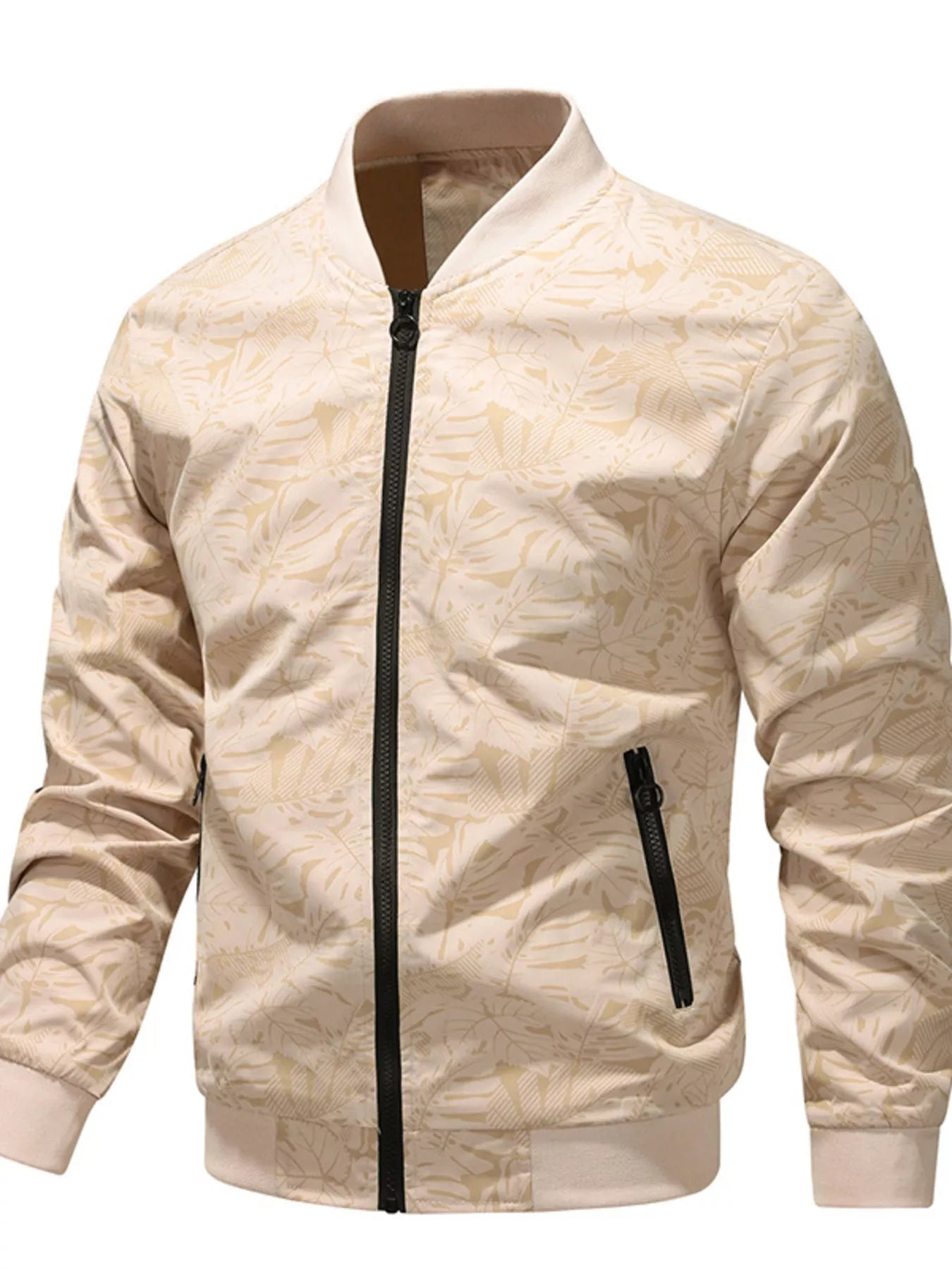Men's Plus Size Zip Up Lightweight Bomber Jacket - PBNJ FASHIONS