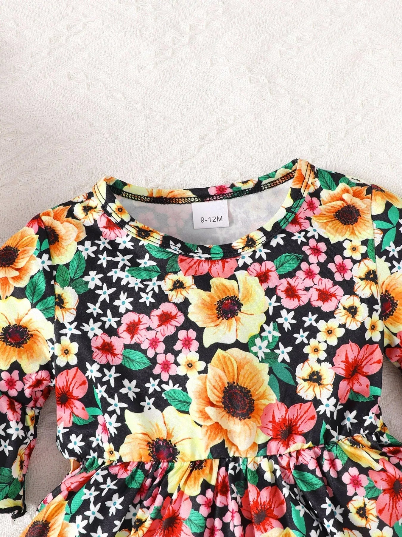 Children's Floral Bell Sleeve Top and Pants Set - PBNJ FASHIONS