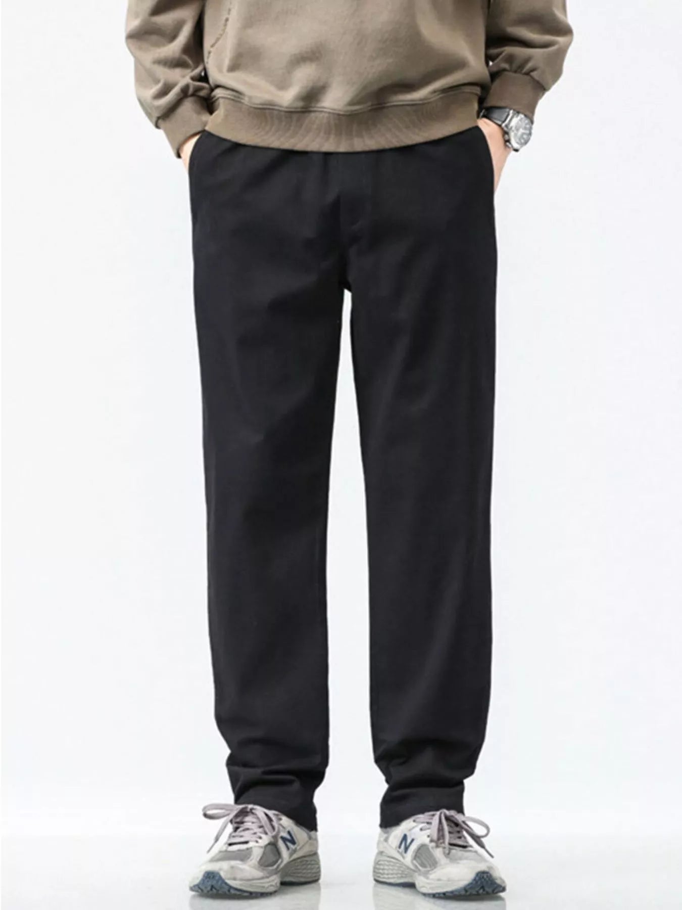 Men's Plus Size Casual Loose Fit Wide Leg Pants - PBNJ FASHIONS