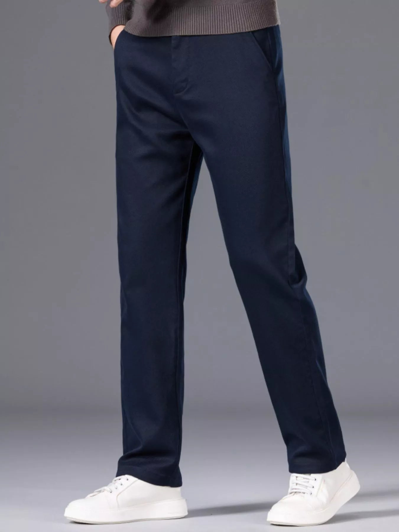 Men's Classic Straight - Leg Pants - PBNJ FASHIONS