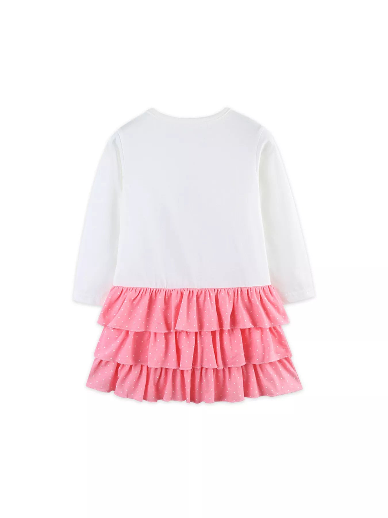 Children's Christmas Tree Ruffle Layered Dress - PBNJ FASHIONS