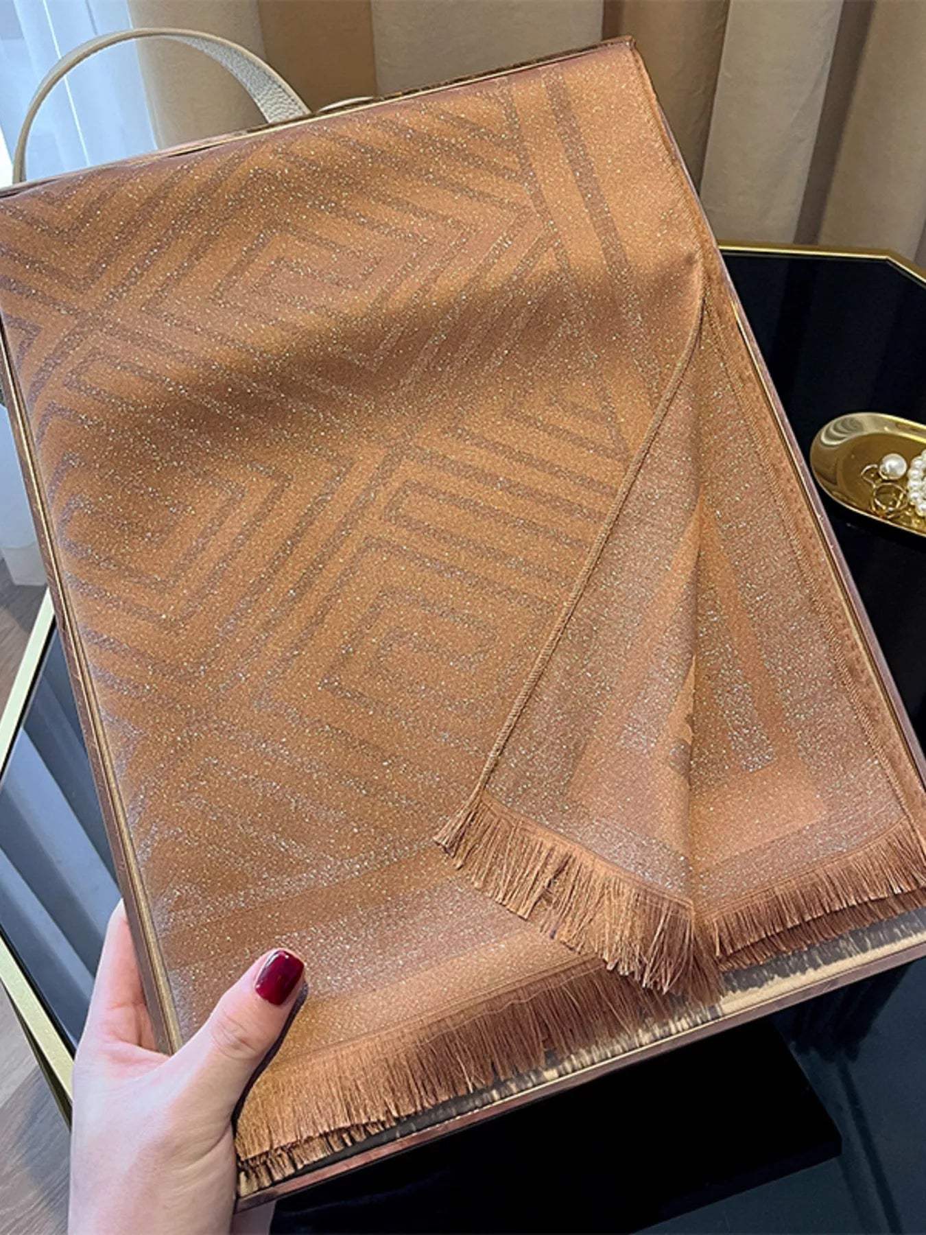 Raw Hem Lightweight Scarf - PBNJ FASHIONS