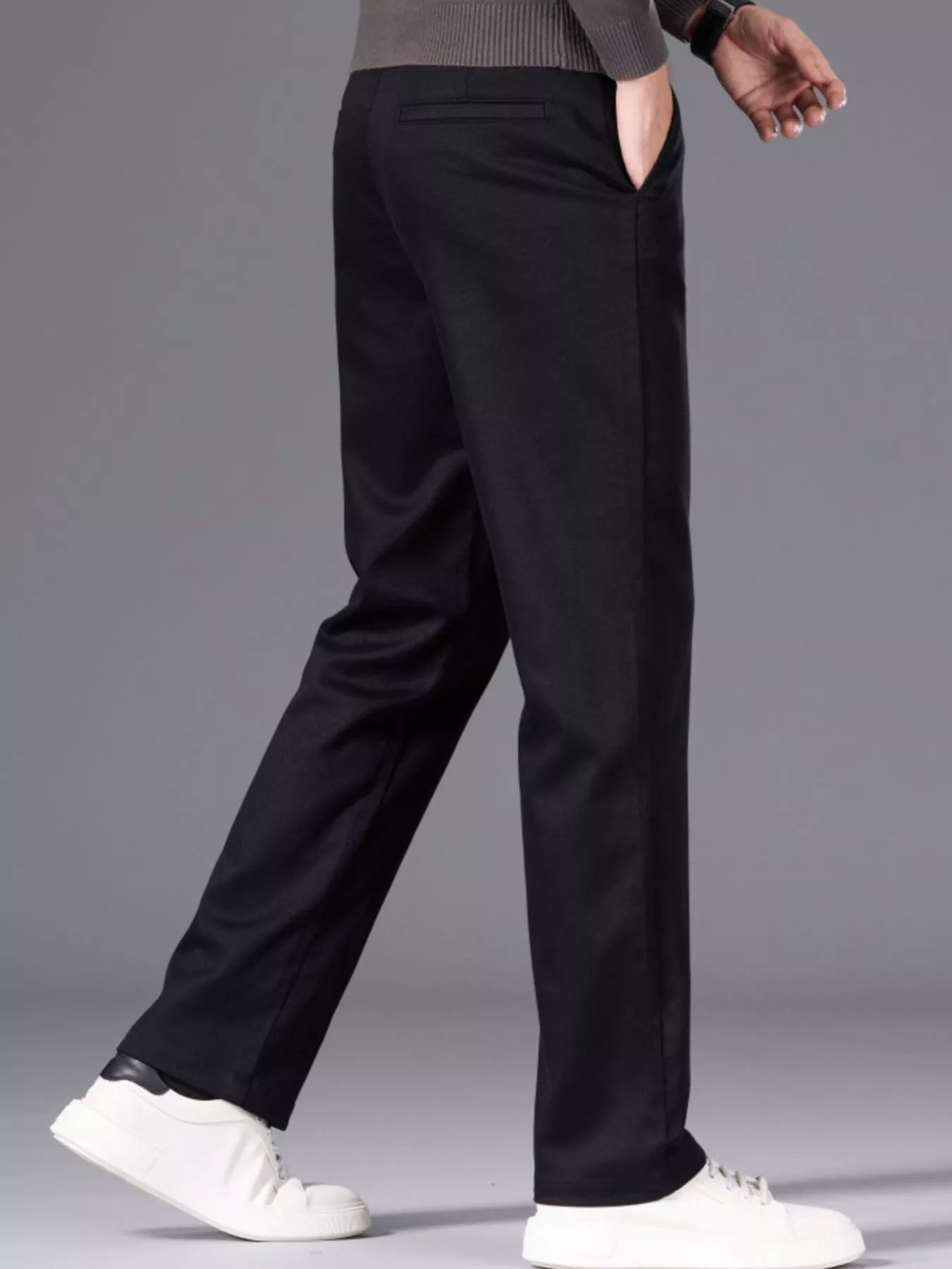 Men's Classic Straight - Leg Pants - PBNJ FASHIONS