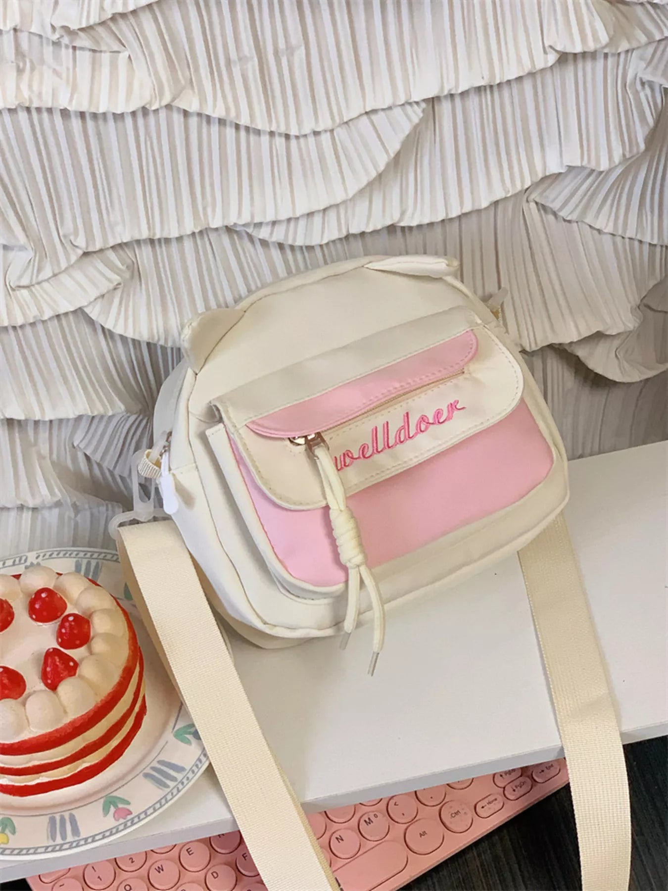 Adjustable Strap Crossbody Bag - PBNJ FASHIONS
