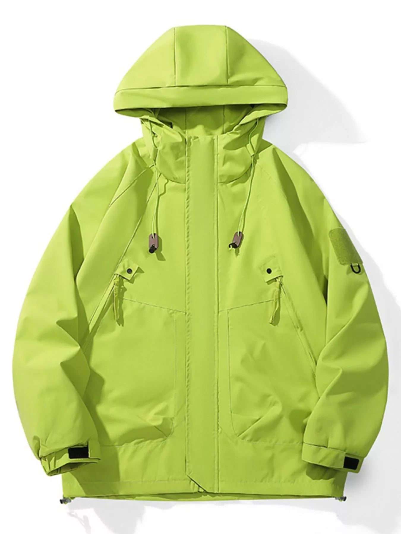 Men's Full Size Hooded Windproof Outdoor Jacket Plus Size - PBNJ FASHIONS