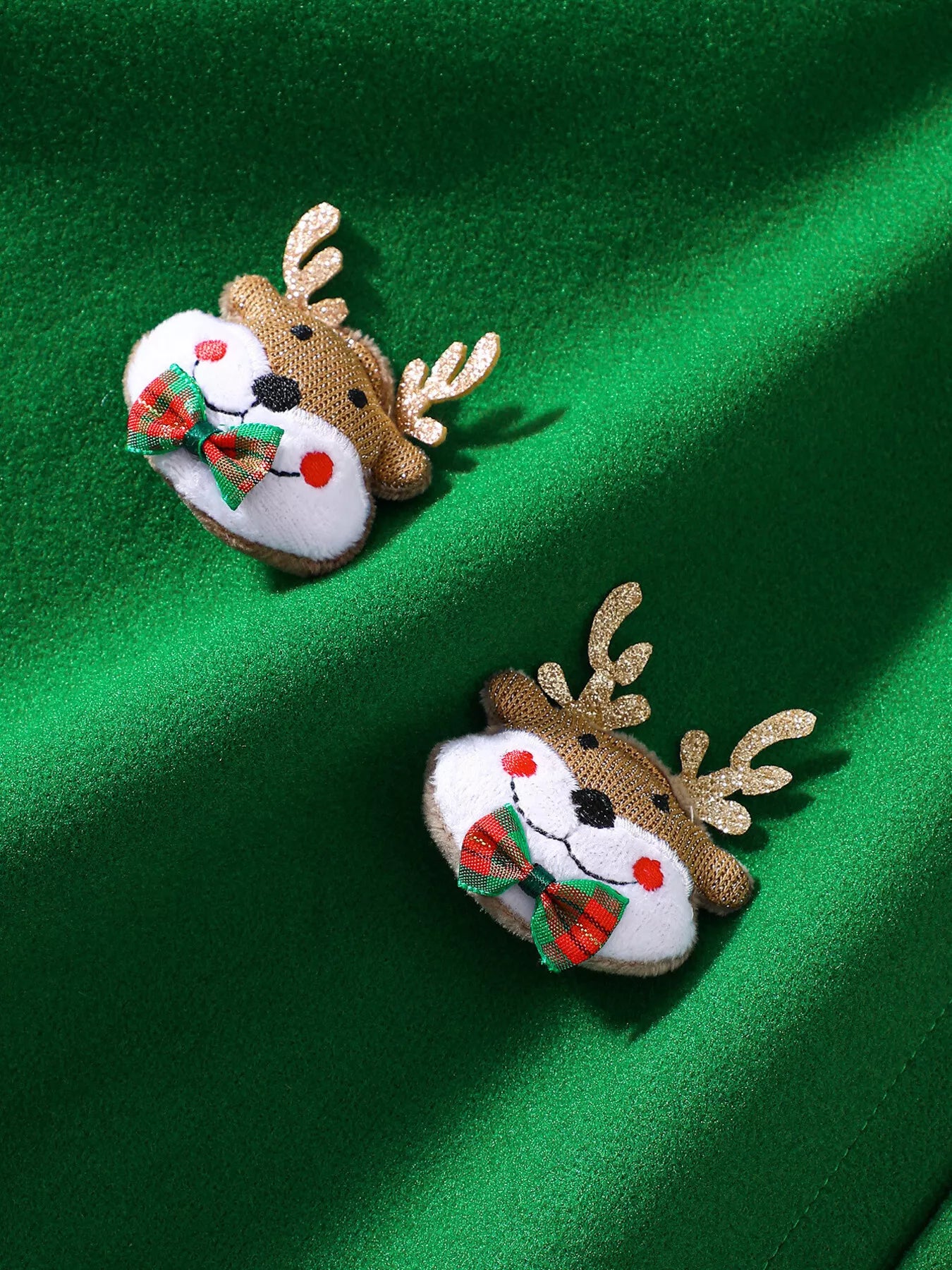 Children's Reindeer Embroidered Christmas Cape Outerwear - PBNJ FASHIONS