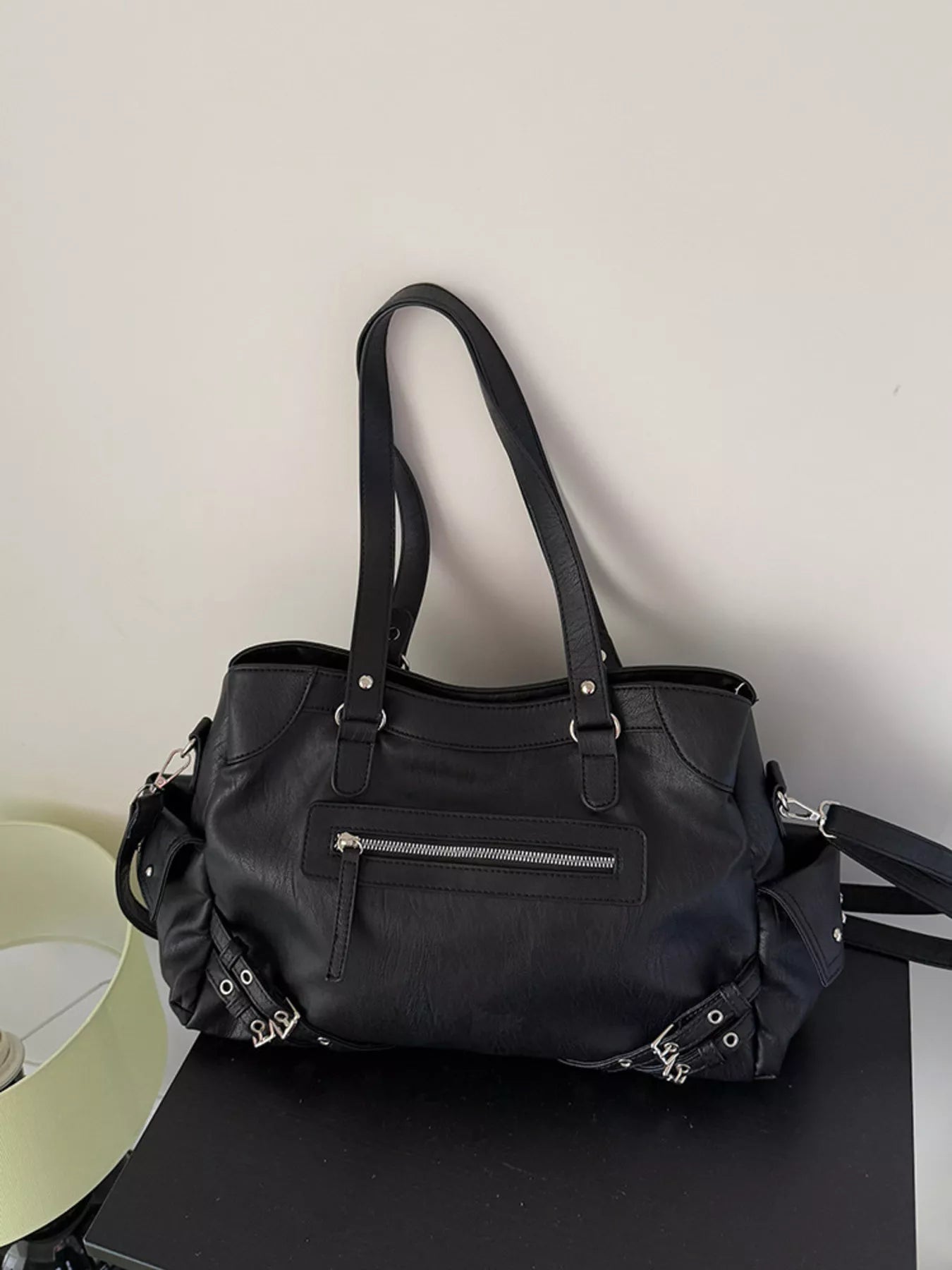 Rivet Decor Crossbody Bag - PBNJ FASHIONS