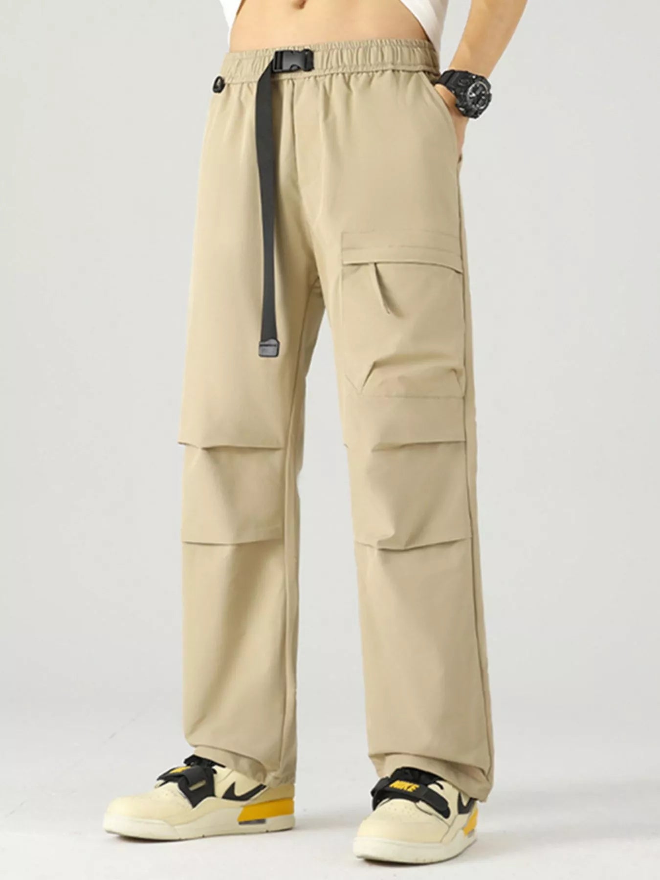 Men's Plus Size Loose Fit Cargo Pants - PBNJ FASHIONS