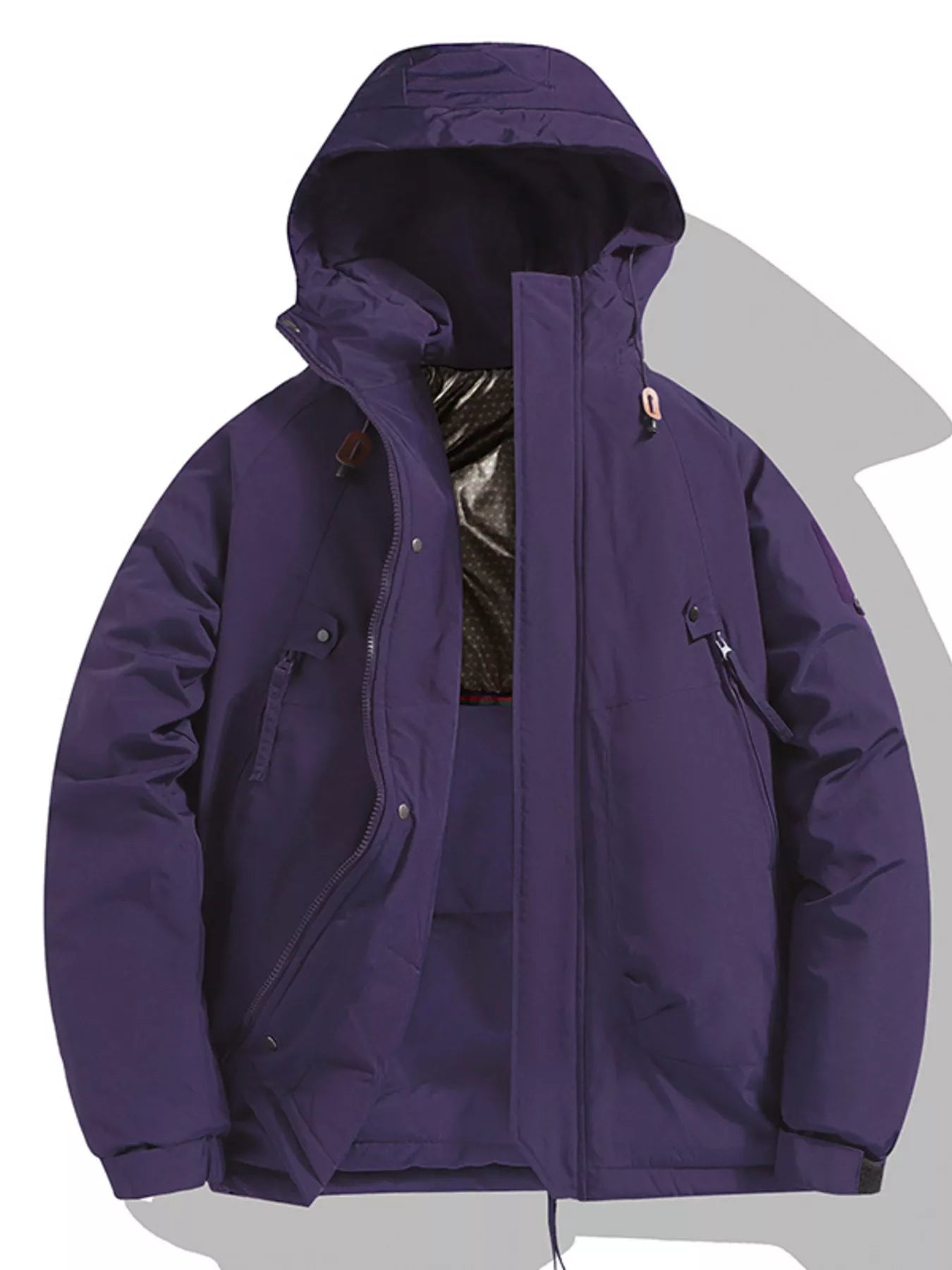 Men's Full Size Hooded Padded Winter Coat Plus Size - PBNJ FASHIONS