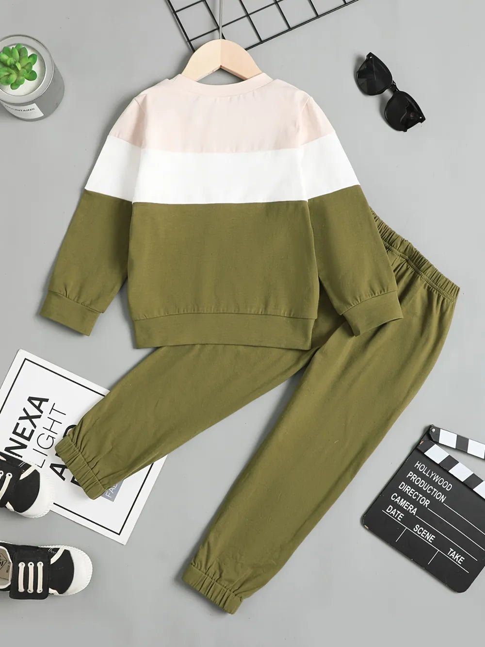 Children's Color Block Top and Pants Set - PBNJ FASHIONS